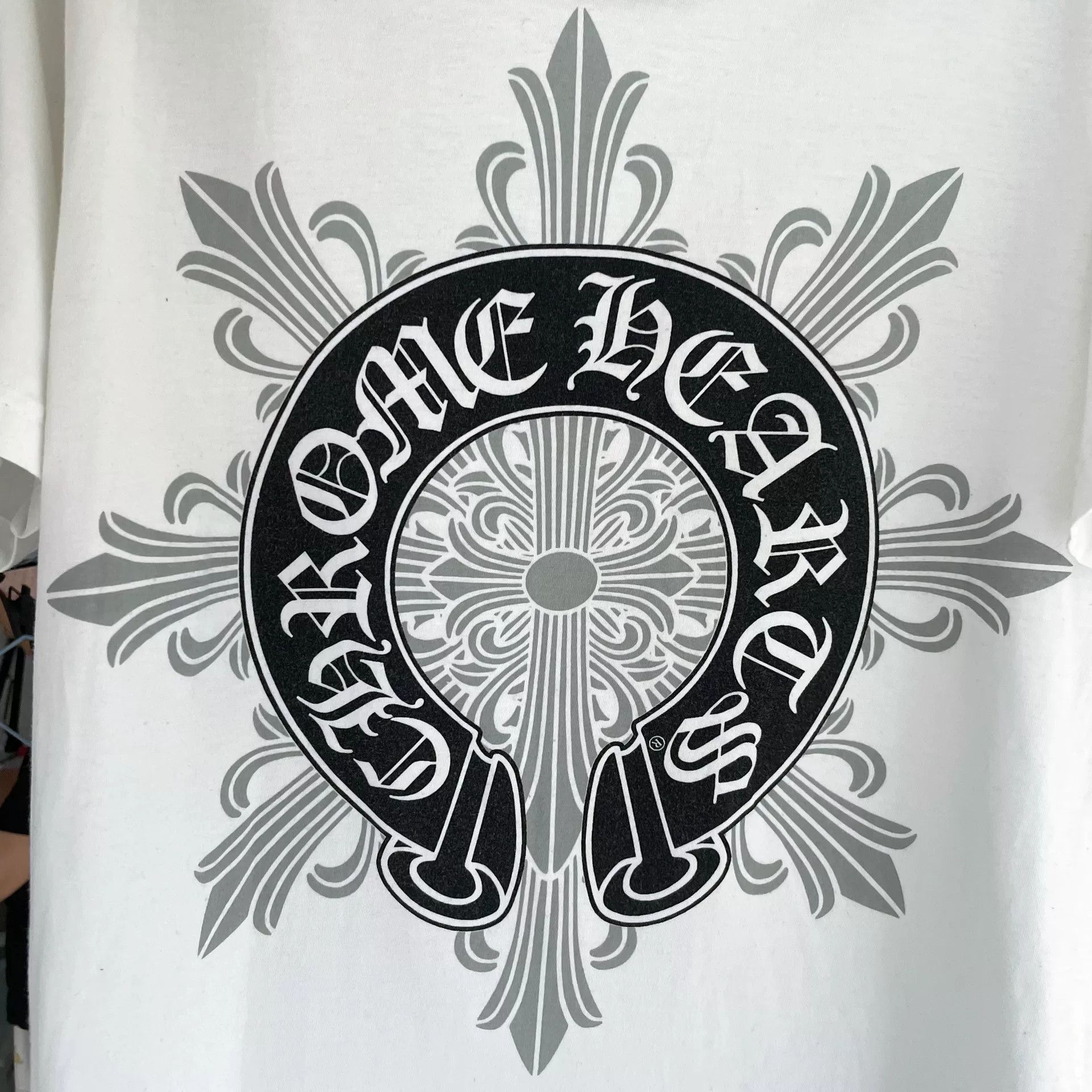Chrome Hearts Chrome Hearts White Short Sleeve Tee Size US M / EU 48-50 / 2 - 5 Thumbnail