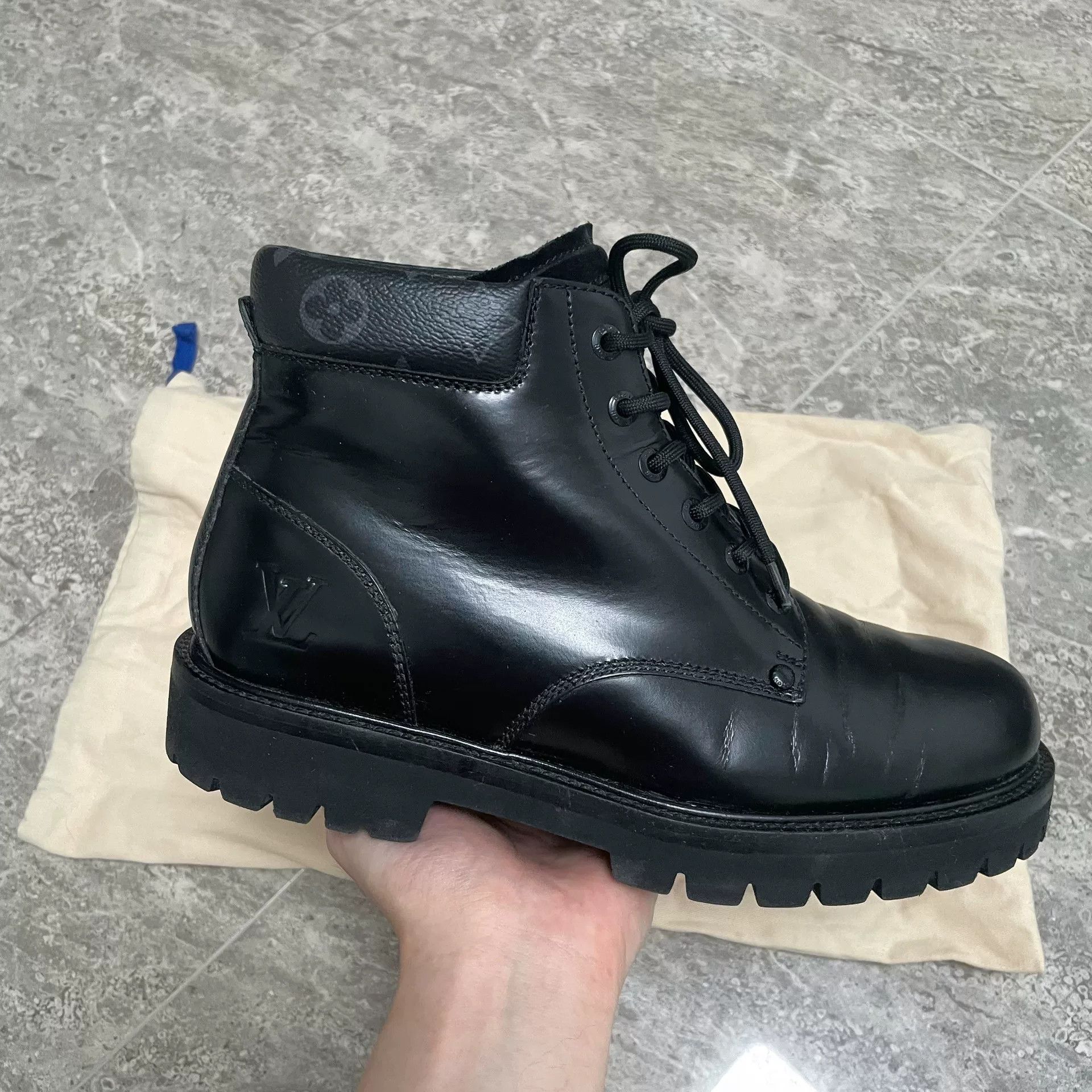 Louis Vuitton Louis Vuitton High-Top Martin Boots Size US 7.5 / EU 40-41 - 3 Thumbnail