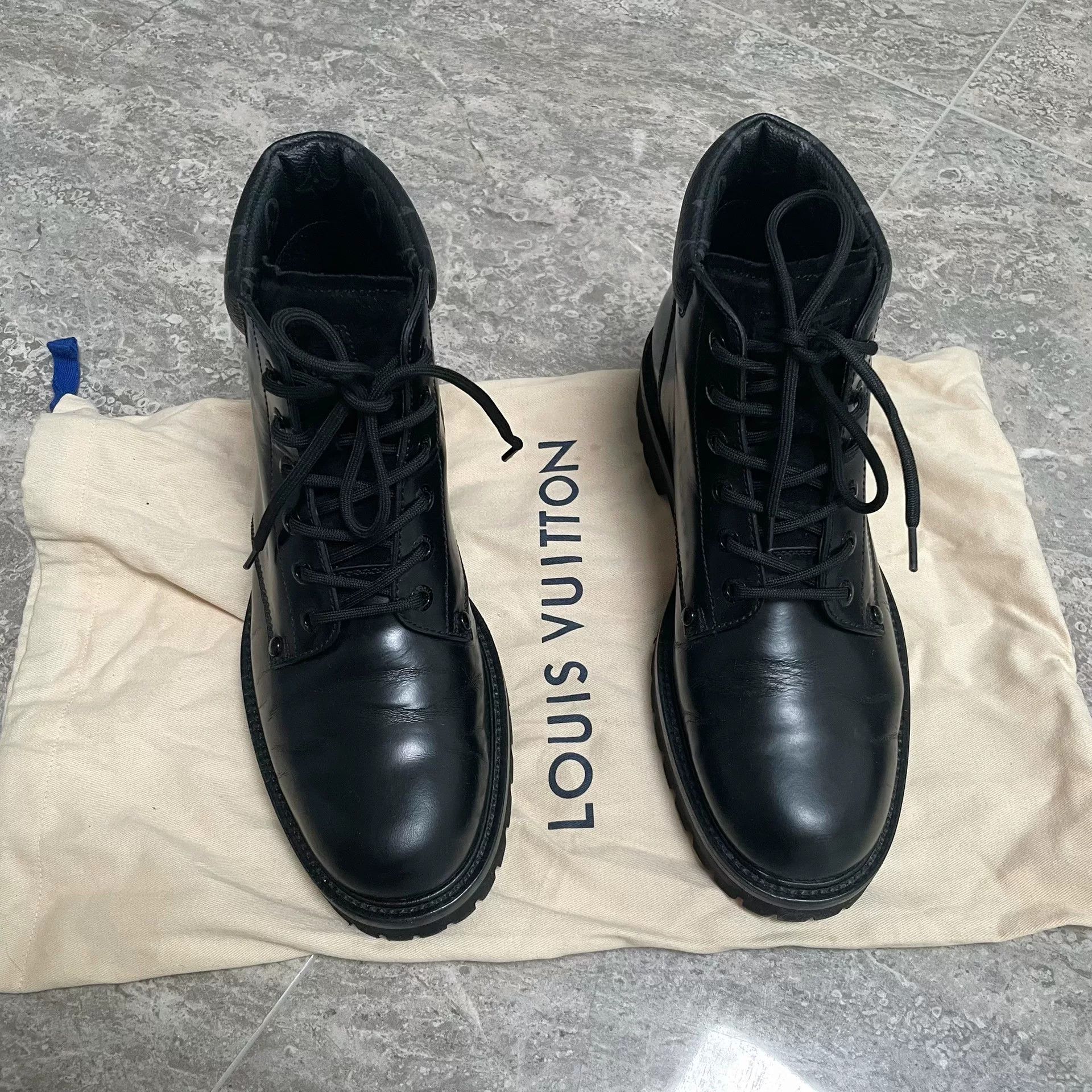Louis Vuitton Louis Vuitton High-Top Martin Boots Size US 7.5 / EU 40-41 - 2 Thumbnail