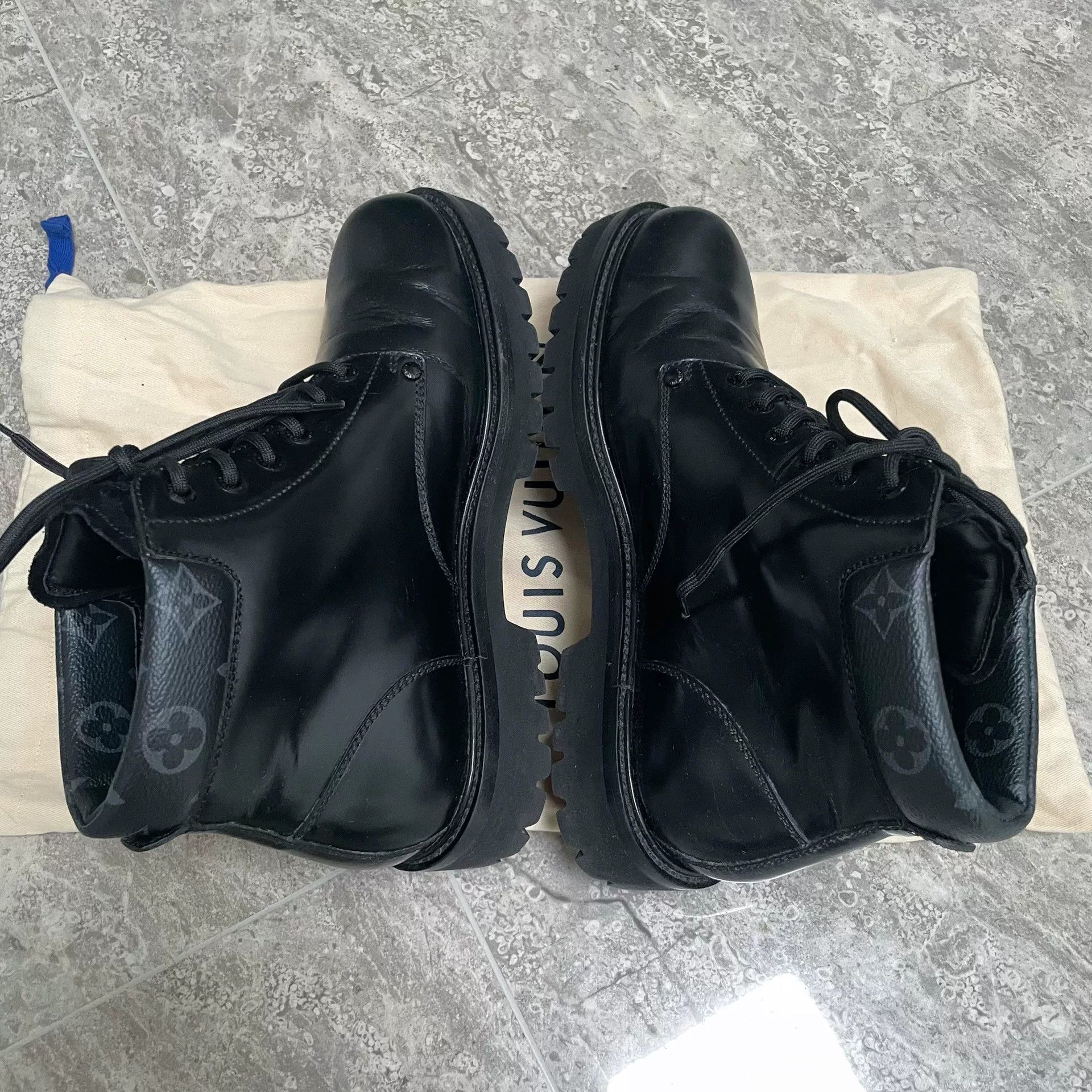Louis Vuitton Louis Vuitton High-Top Martin Boots Size US 7.5 / EU 40-41 - 4 Thumbnail