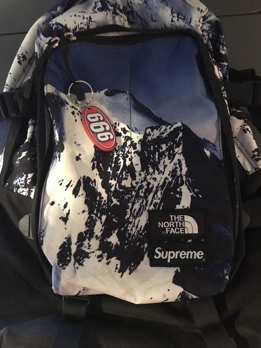 Supreme Supreme TNF Mountain Expedition Backpack Blue/White | Grailed