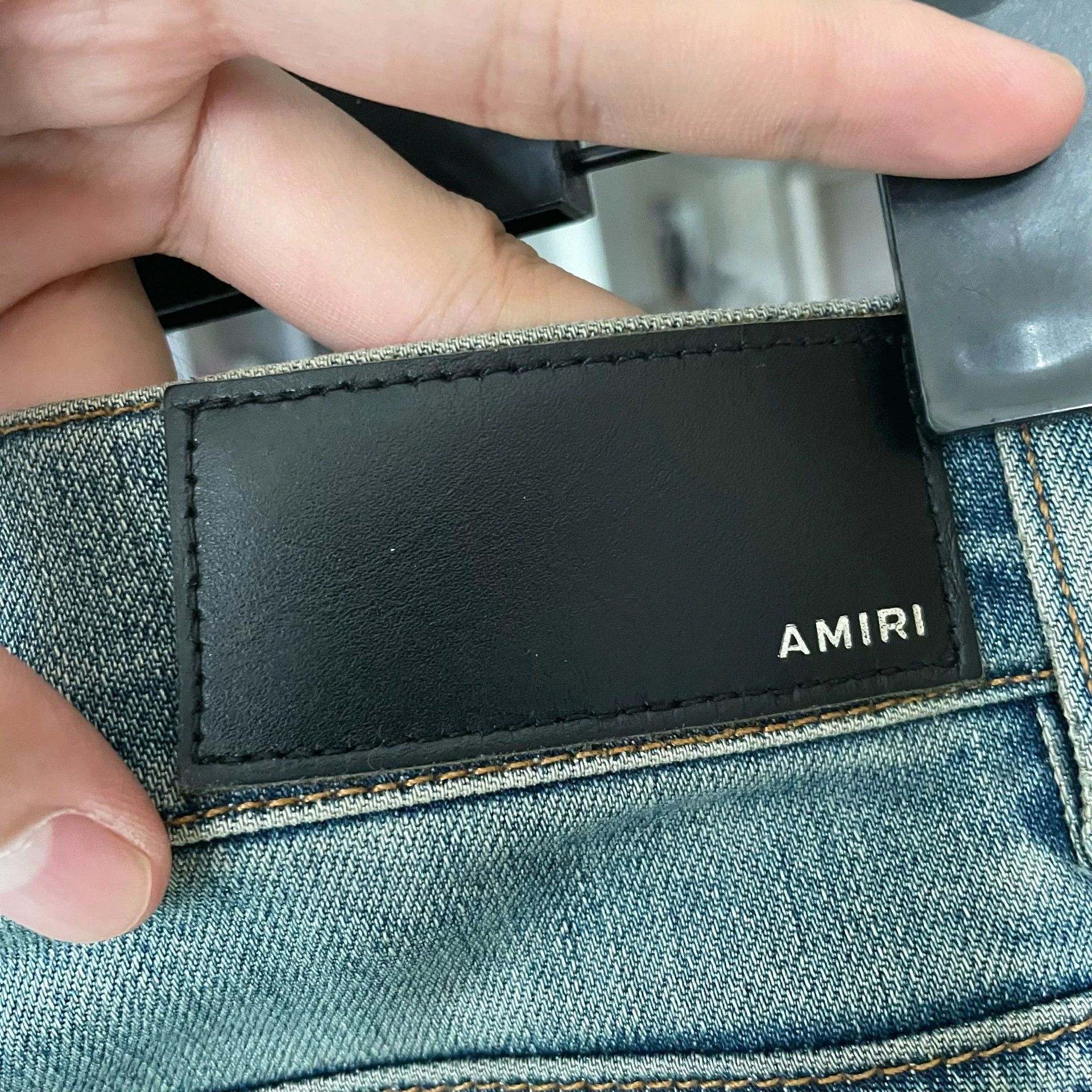 Amiri Amiri Washed Blue Jeans Size 32 Size US 32 / EU 48 - 5 Thumbnail