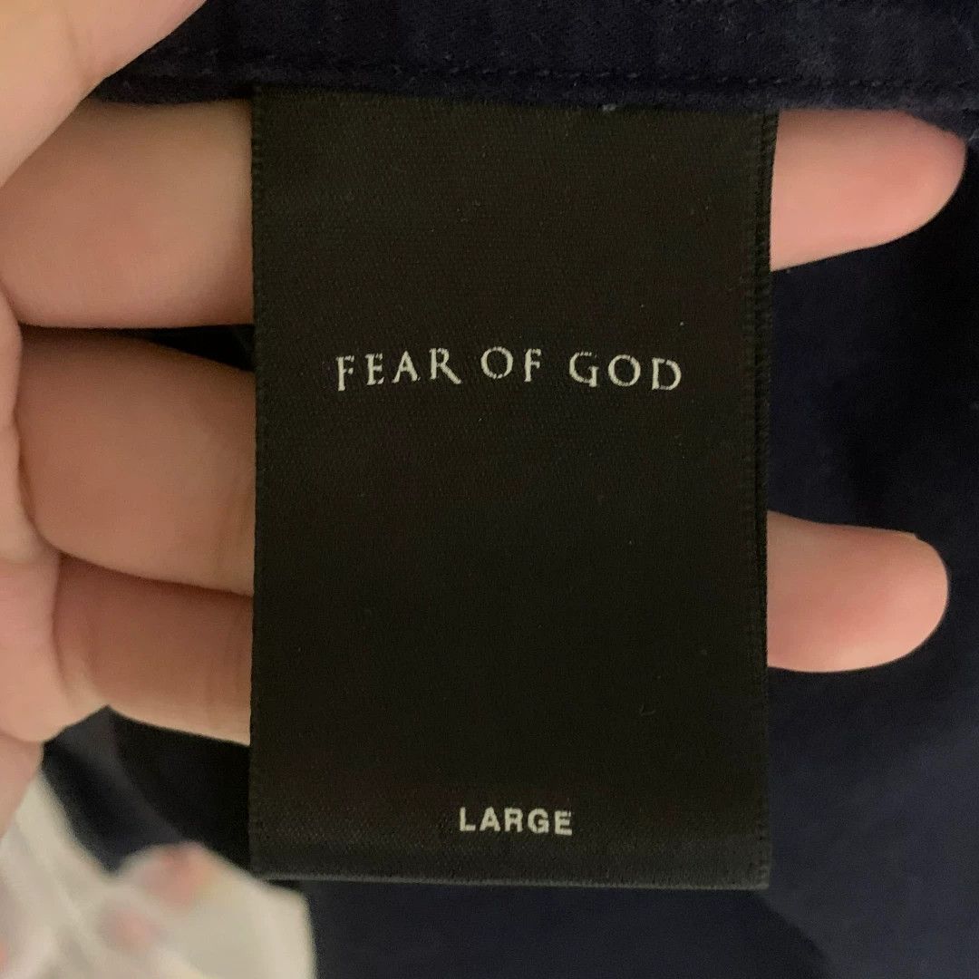 Fear of God Fear of God Season 5 Deep Blue Shirt Size US L / EU 52-54 / 3 - 4 Thumbnail