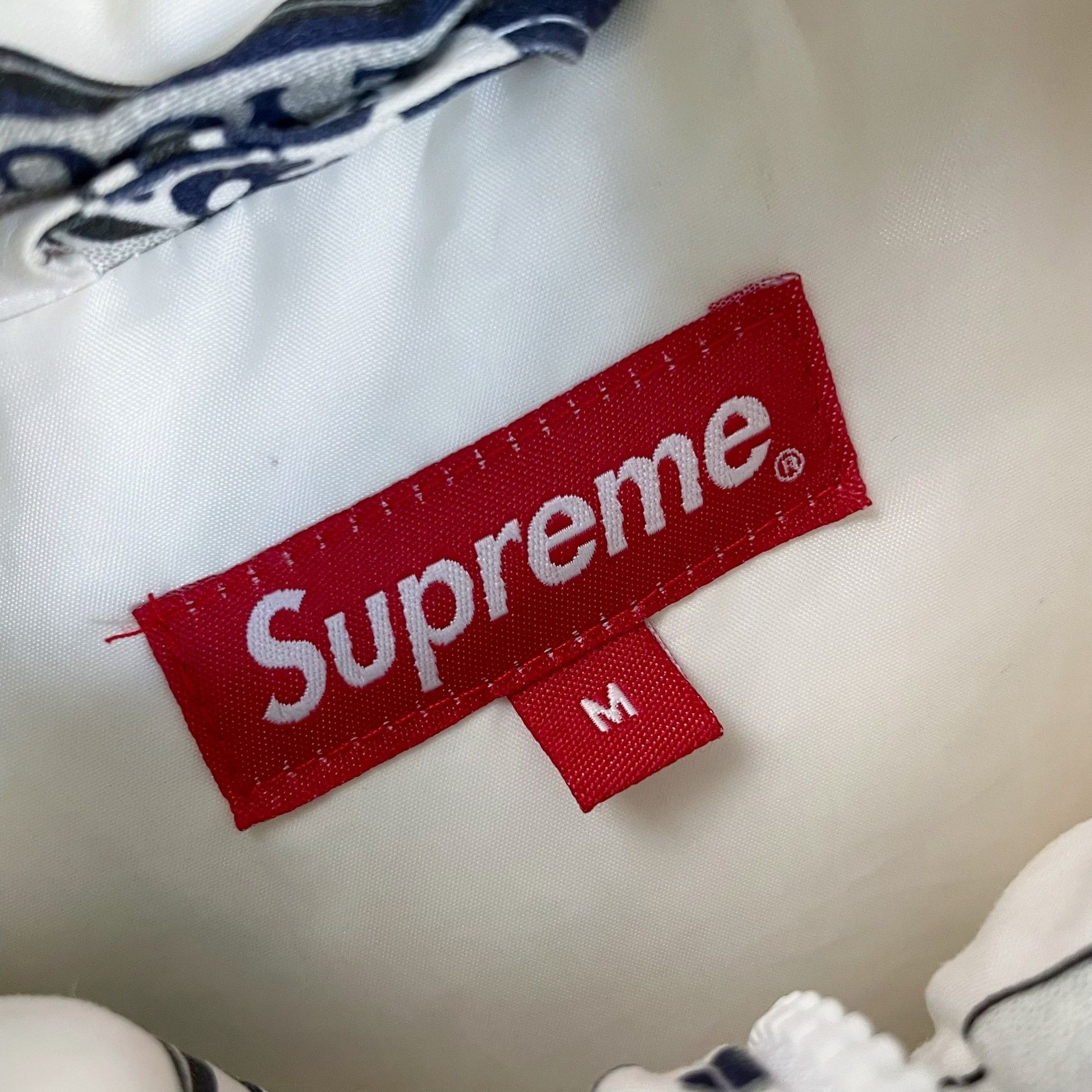 Supreme Supreme White License Plate Down Jacket Size US M / EU 48-50 / 2 - 3 Thumbnail