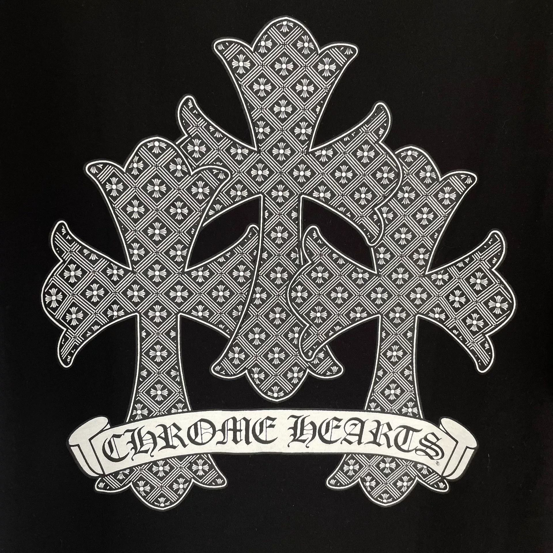 Chrome Hearts Chrome Hearts Cross Print Short Sleeve Tee Size US M / EU 48-50 / 2 - 5 Thumbnail