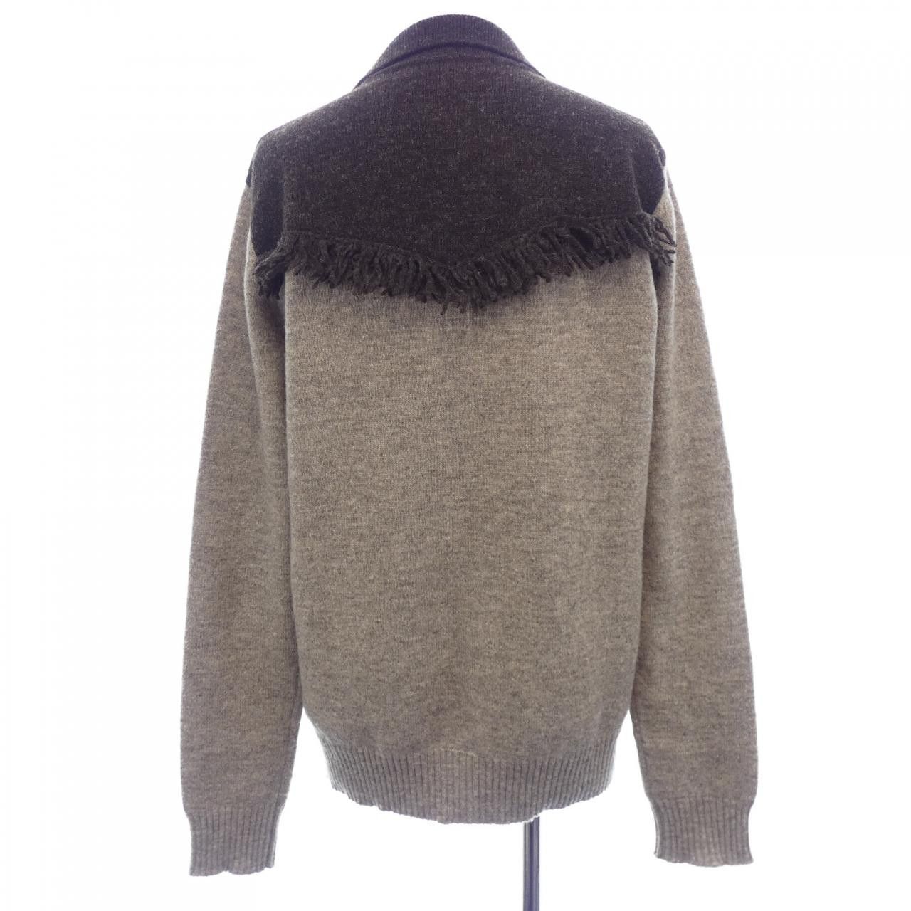 Other Other NUMBER (N)INE Wool Cardigan Textile Tops DUTY FREE for USA Size ONE SIZE - 2 Thumbnail