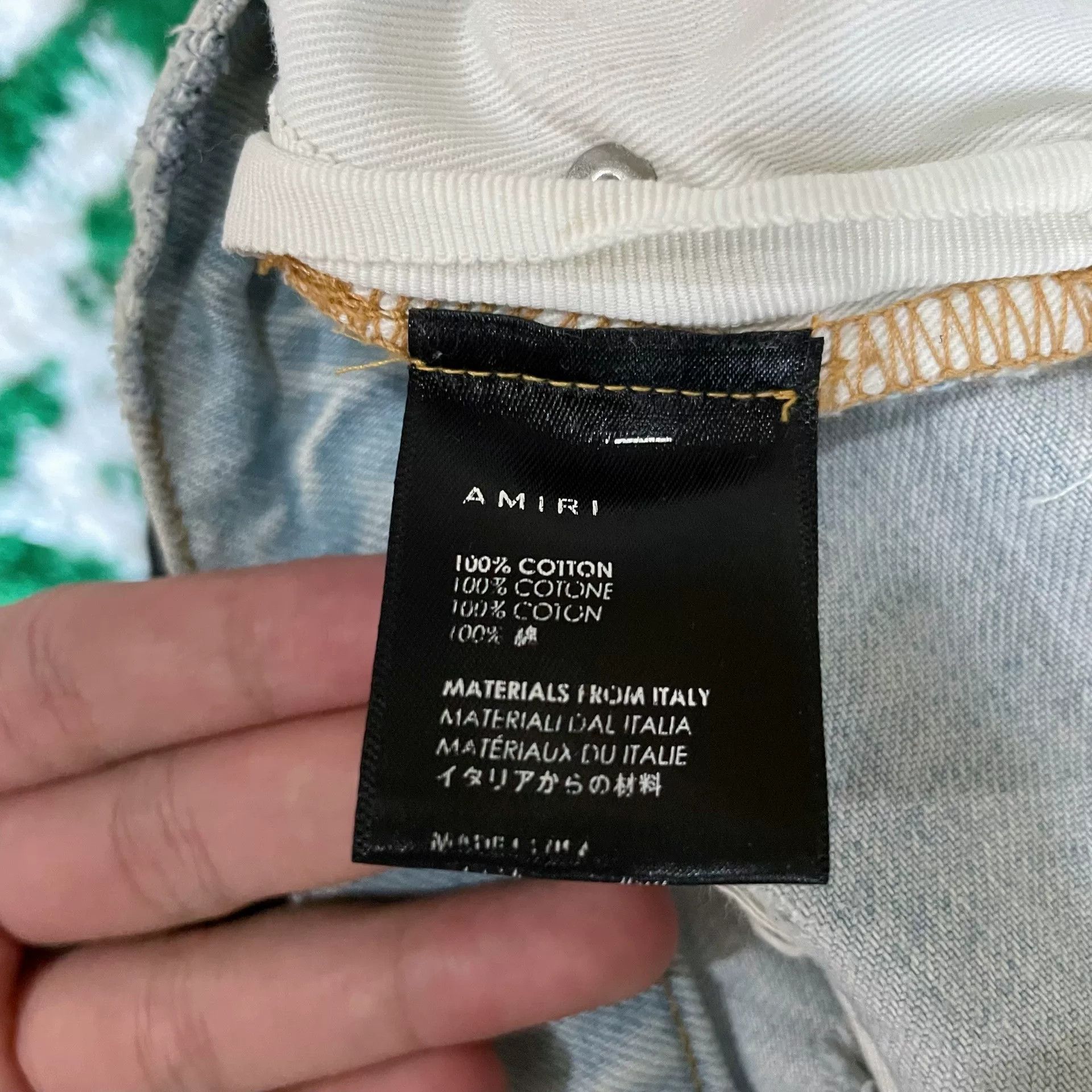Amiri Amiri Blue Distressed Jeans Size 30 Size US 30 / EU 46 - 4 Thumbnail