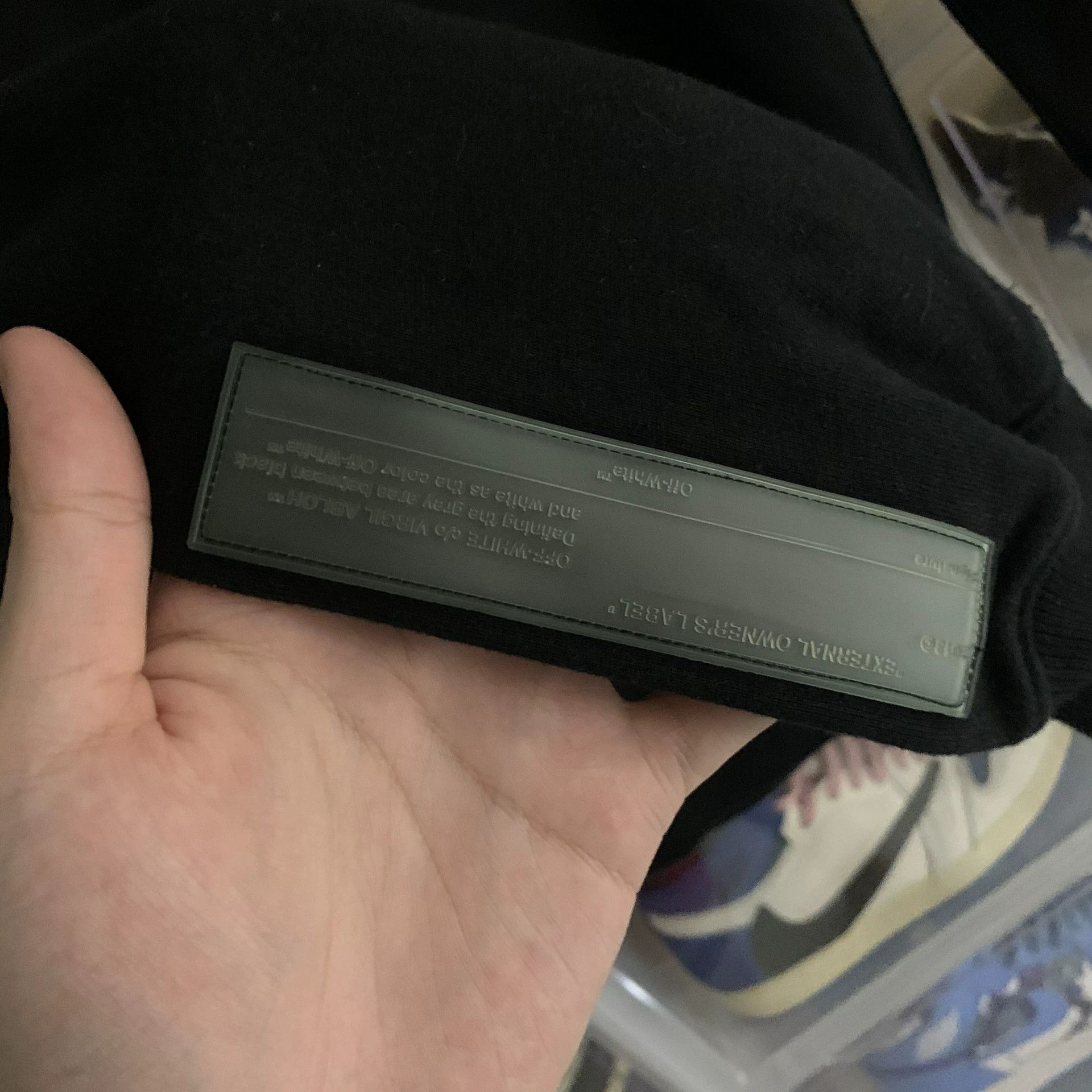 Off-White Off-White Yellow Warning Hoodie Size US XS / EU 42 / 0 - 6 Thumbnail