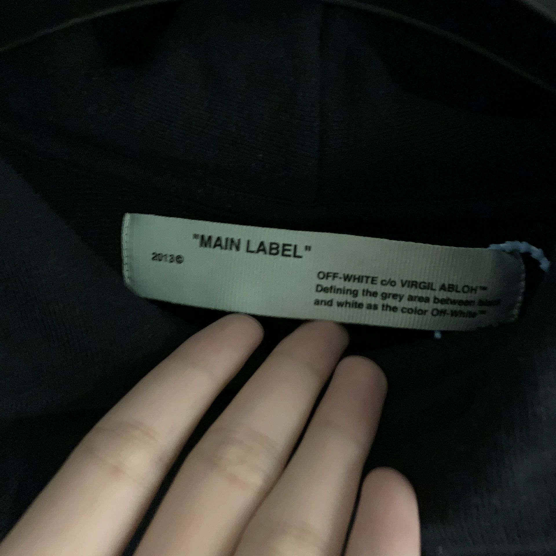 Off-White Off-White Yellow Warning Hoodie Size US XS / EU 42 / 0 - 3 Thumbnail