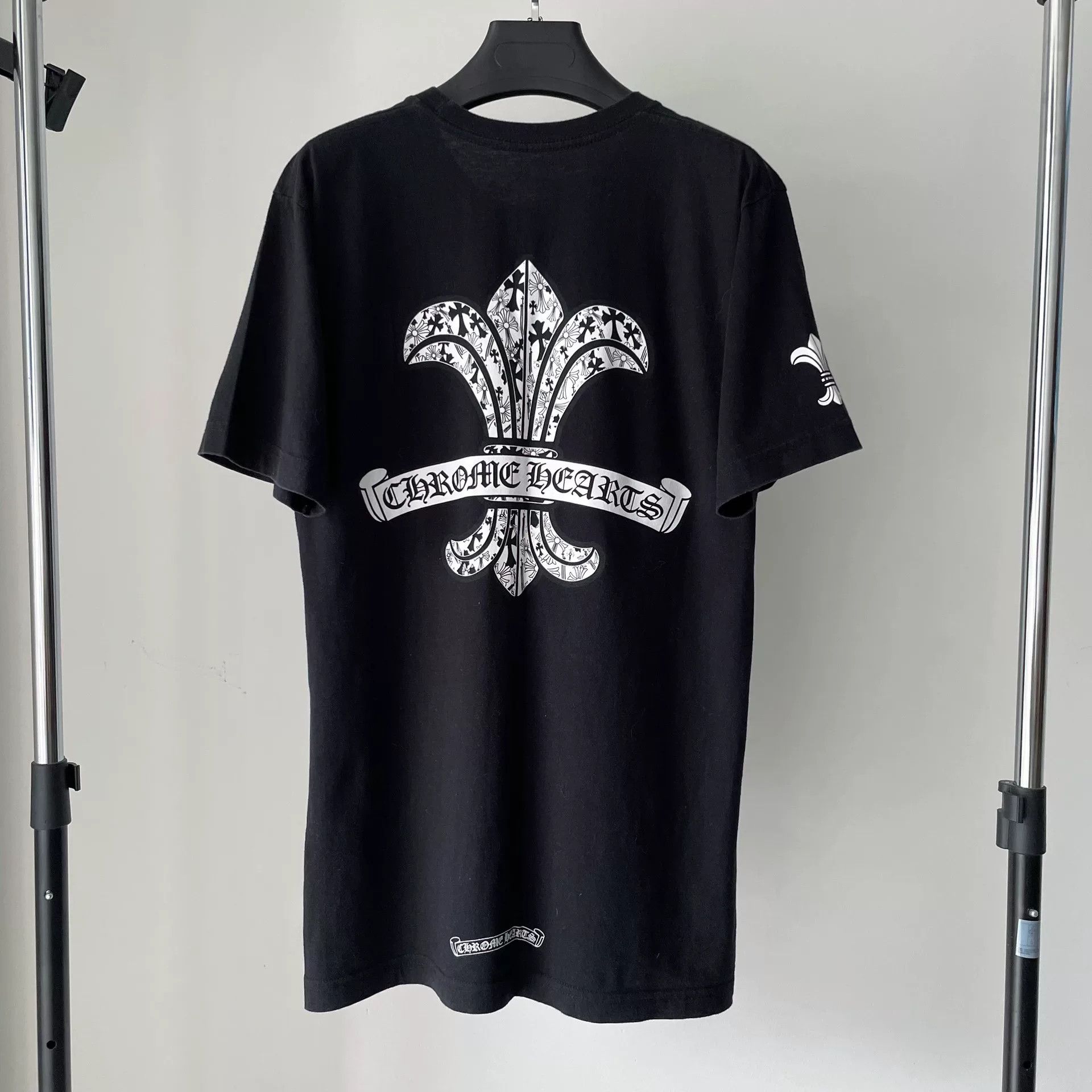 Chrome Hearts Chrome Hearts Black Cross Print Short Sleeve Size US M / EU 48-50 / 2 - 2 Thumbnail