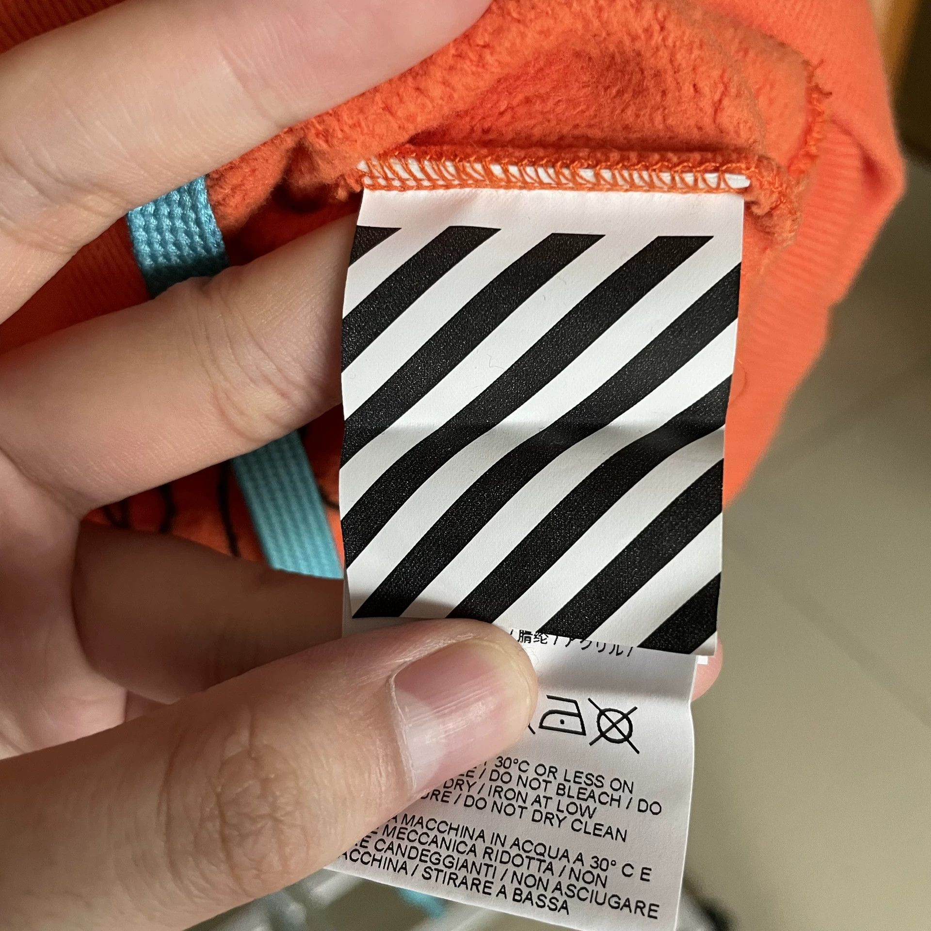 Off-White Off-White Orange Abstract Arrow Hoodie Size US XS / EU 42 / 0 - 4 Thumbnail