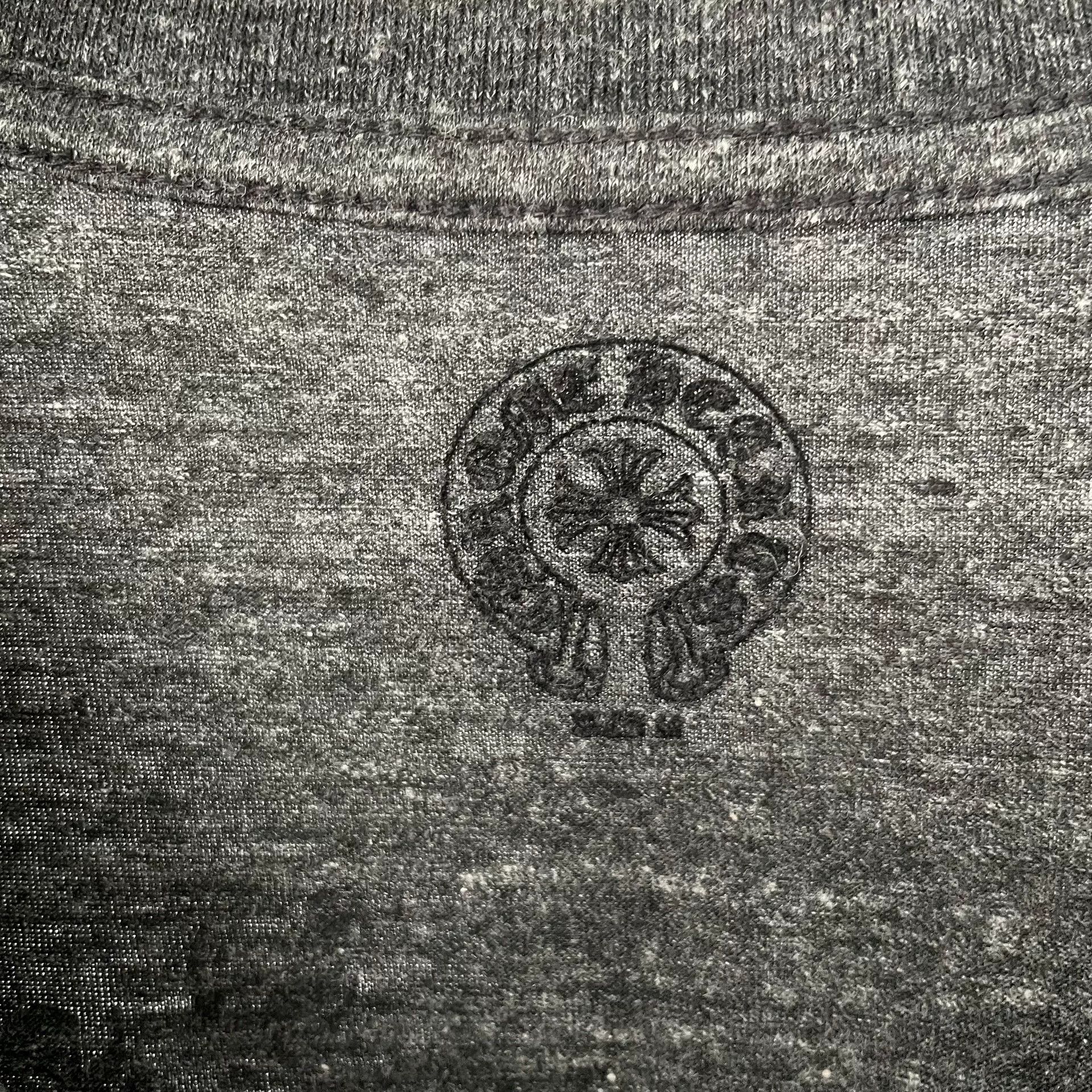 Chrome Hearts Chrome Hearts Gray V-Neck Short Sleeve Size US M / EU 48-50 / 2 - 7 Thumbnail