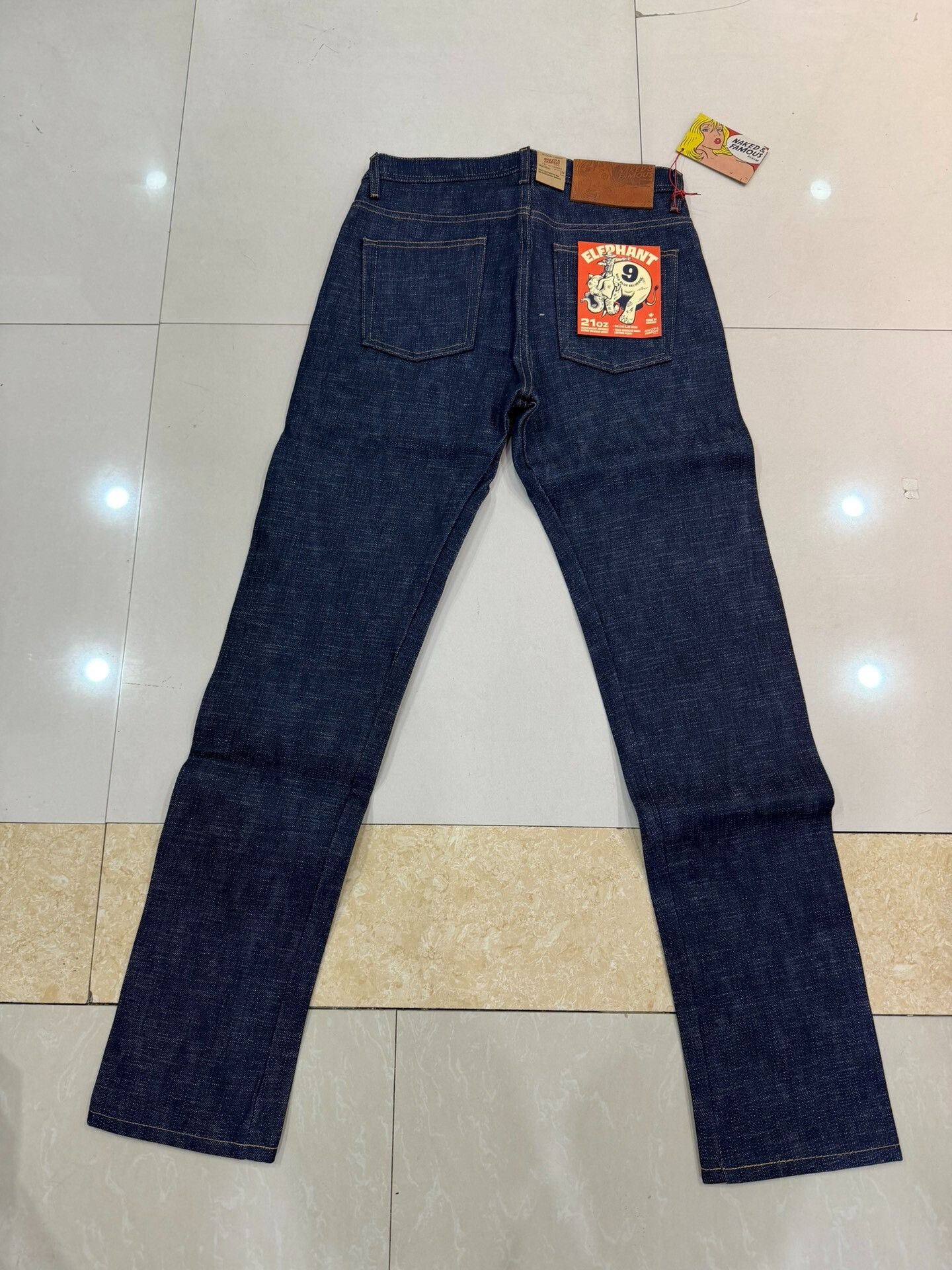 Naked & Famous Naked & Famous Elephant 9 Raw Denim Size US 31 - 2 Thumbnail