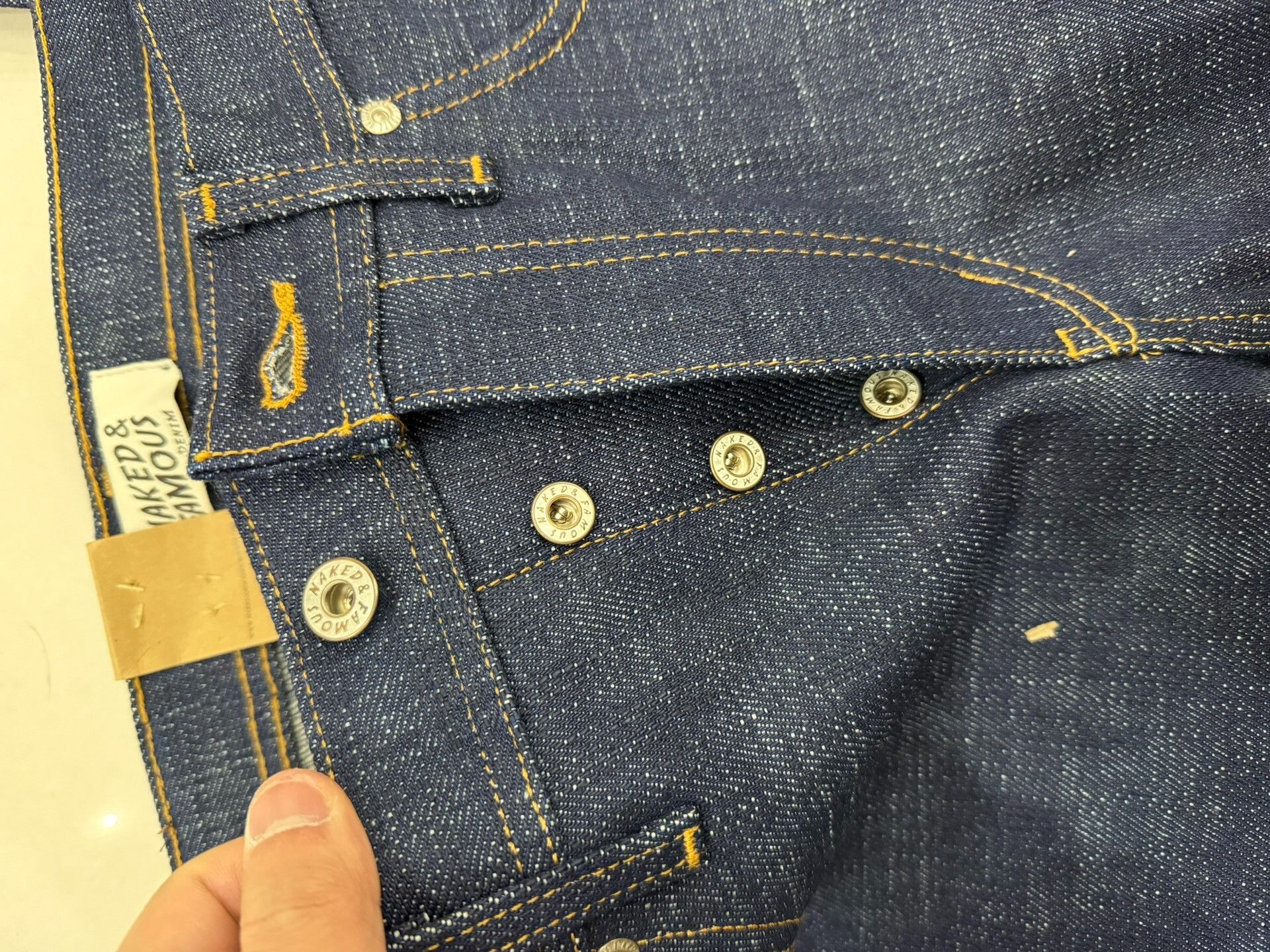 Naked & Famous Naked & Famous Elephant 9 Raw Denim Size US 31 - 7 Thumbnail