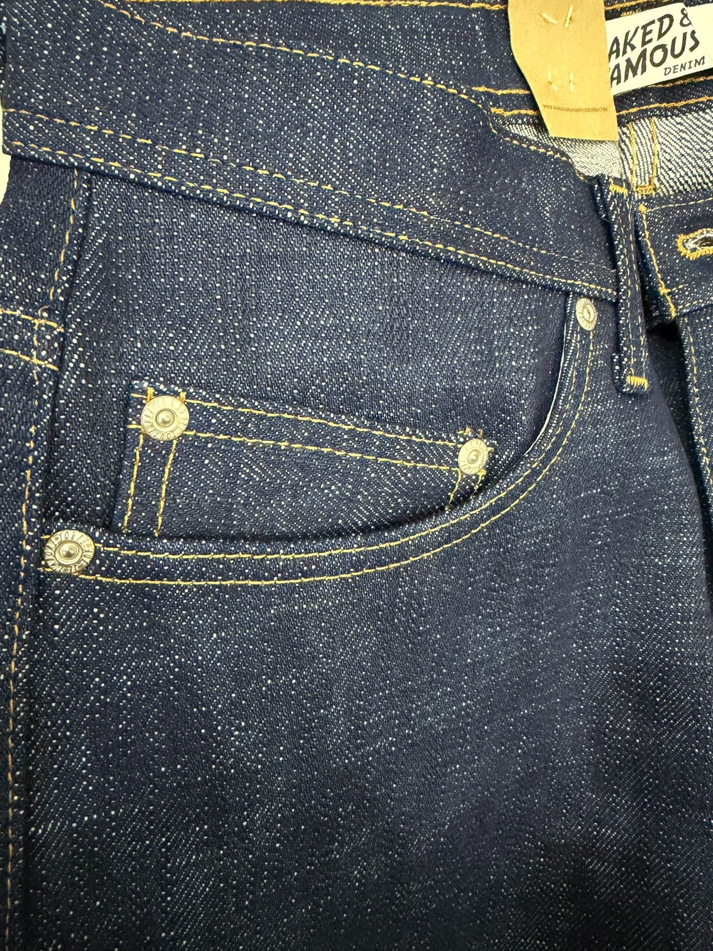 Naked & Famous Naked & Famous Elephant 9 Raw Denim Size US 31 - 9 Thumbnail