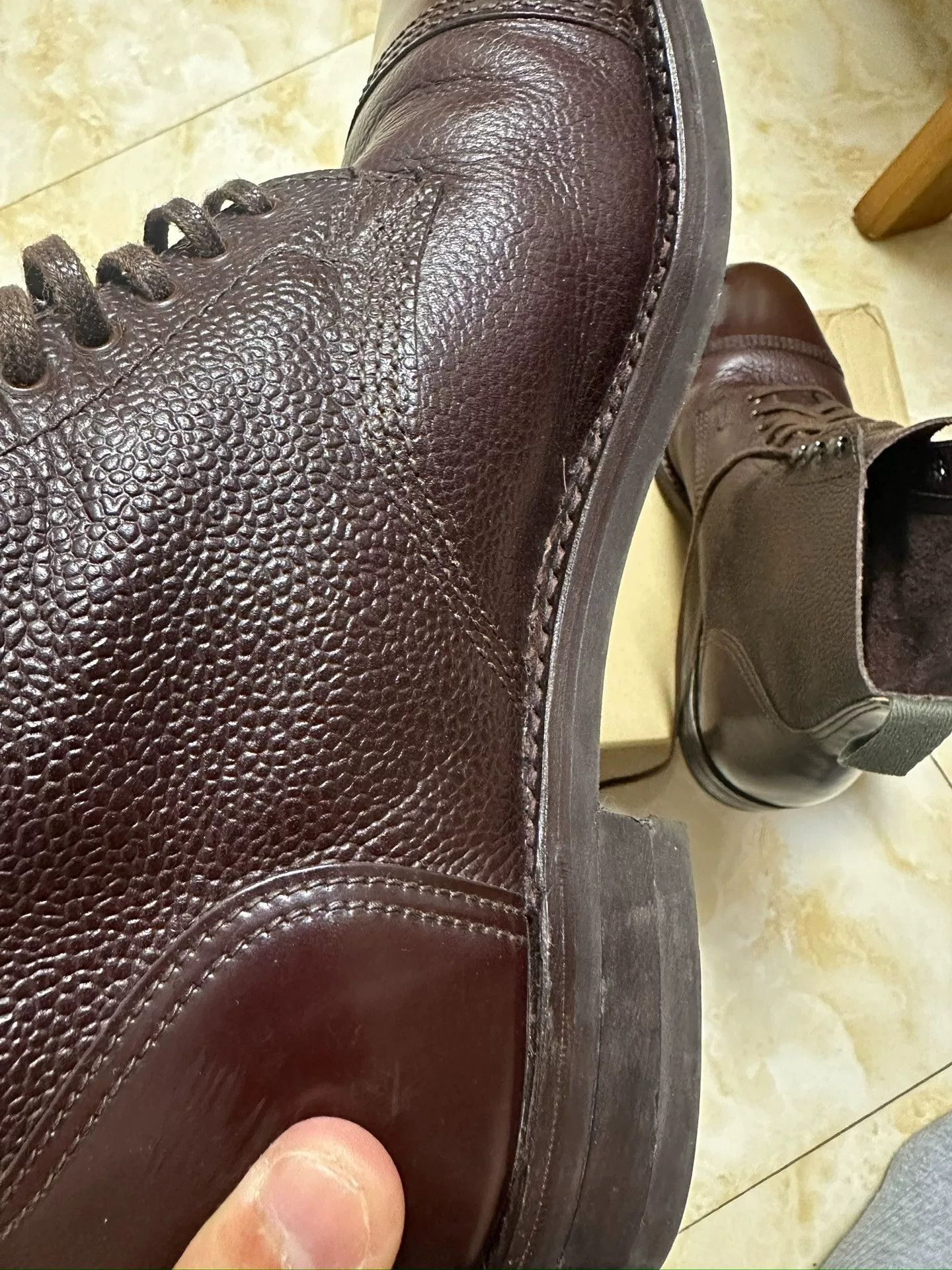 Sanders Sanders Leather Formal Lace-up Derby Shoes Size US 8 / EU 41 - 8 Thumbnail