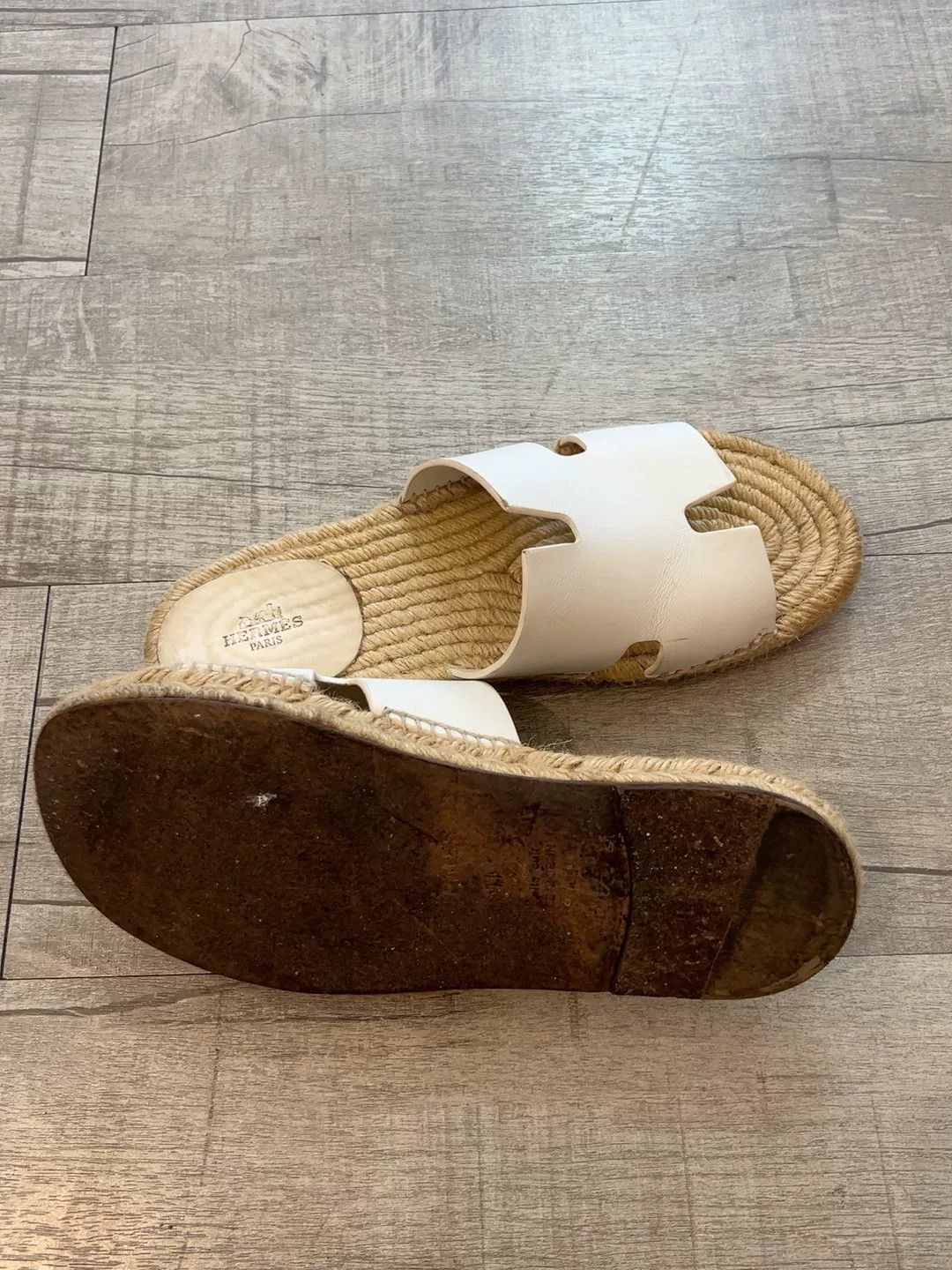Hermes Hermes Men's Antigua Espadrille Sandal Size US 8 / EU 41 - 4 Thumbnail