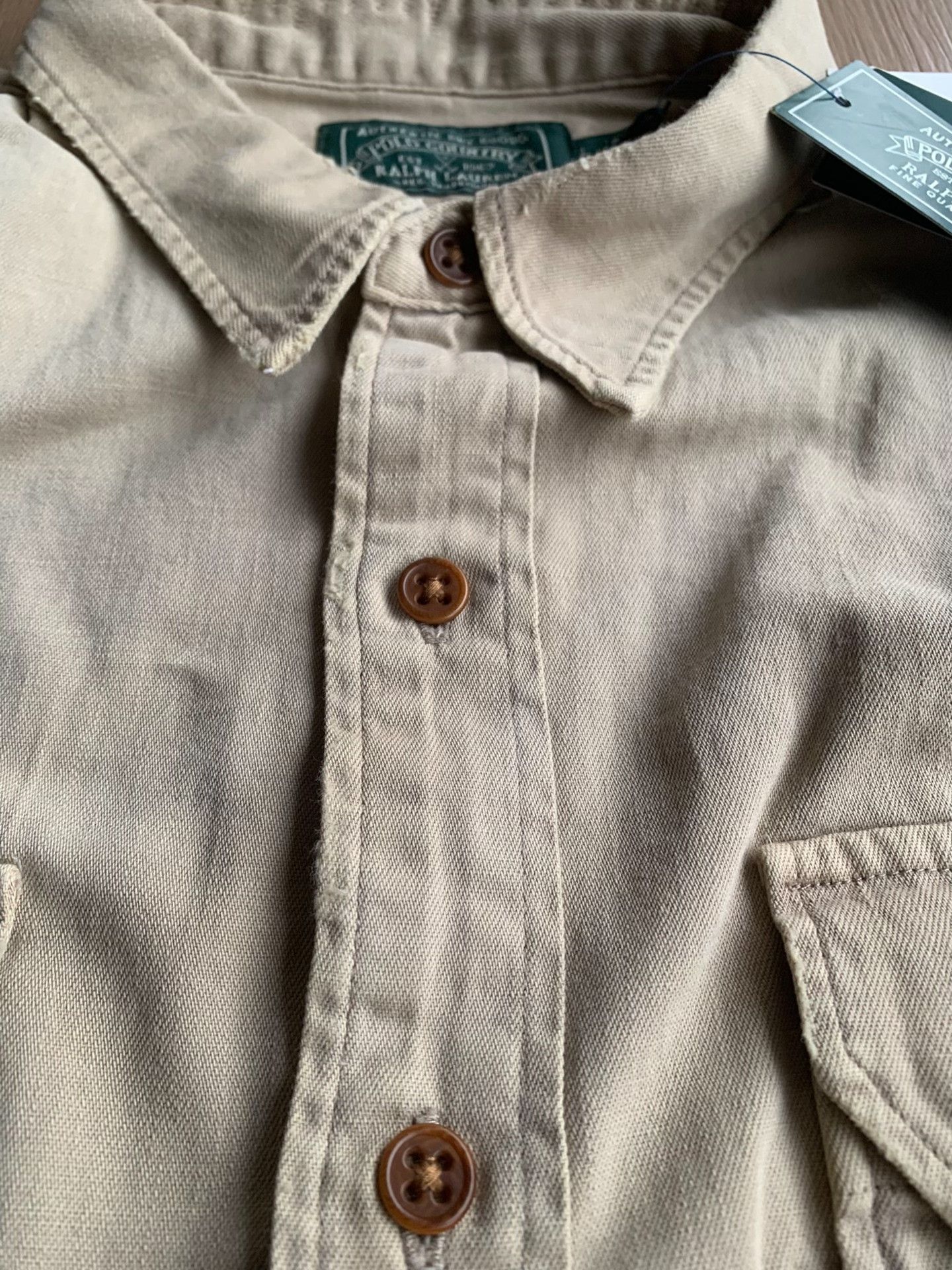 Polo Ralph Lauren Polo Ralph Lauren Country Distressed Workwear Shirt Size US L / EU 52-54 / 3 - 4 Thumbnail