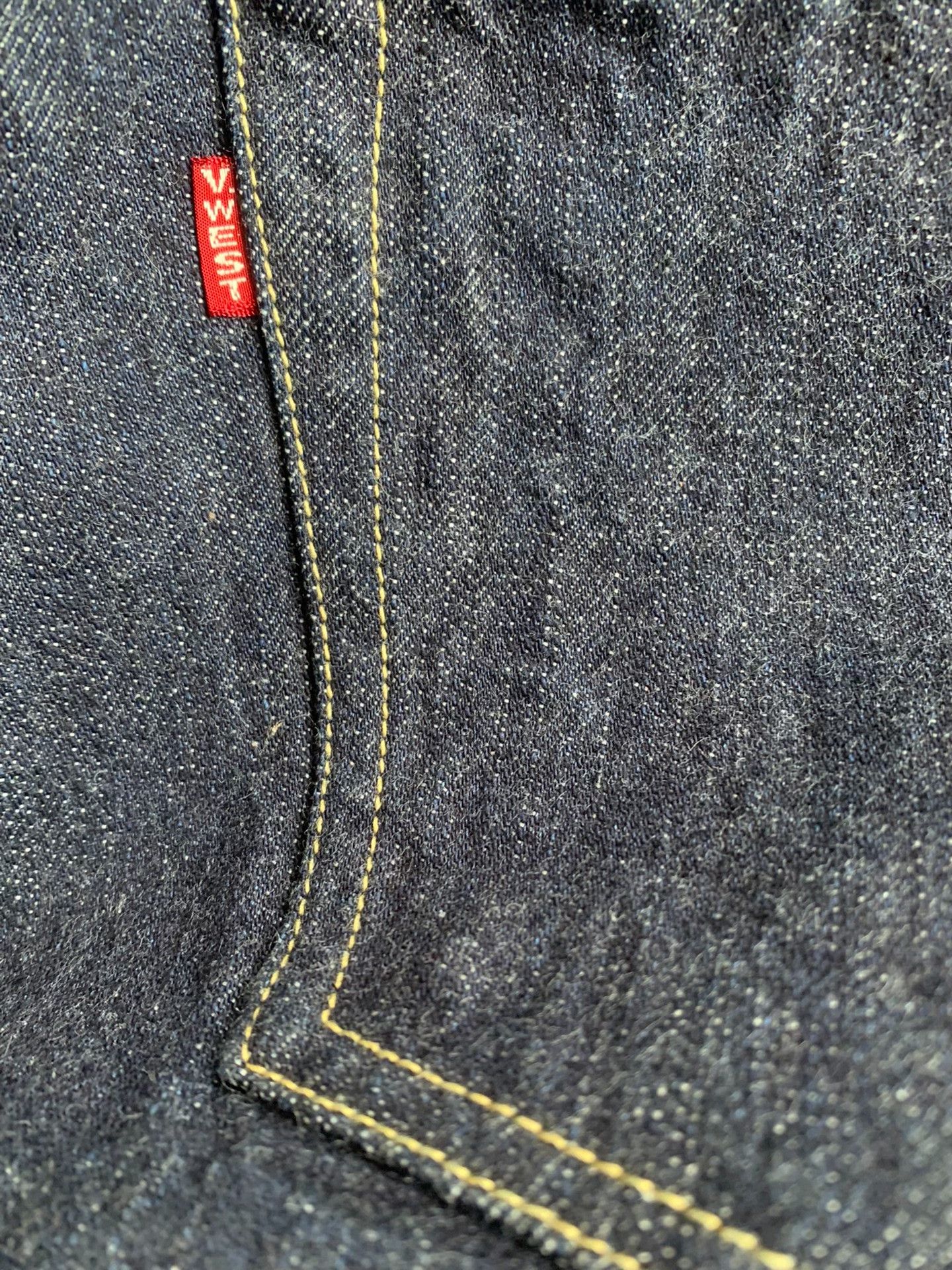 Freewheelers FREEWHEELERS S601XX (1944-45) Straight Raw Denim Jeans Size US 36 / EU 52 - 4 Thumbnail
