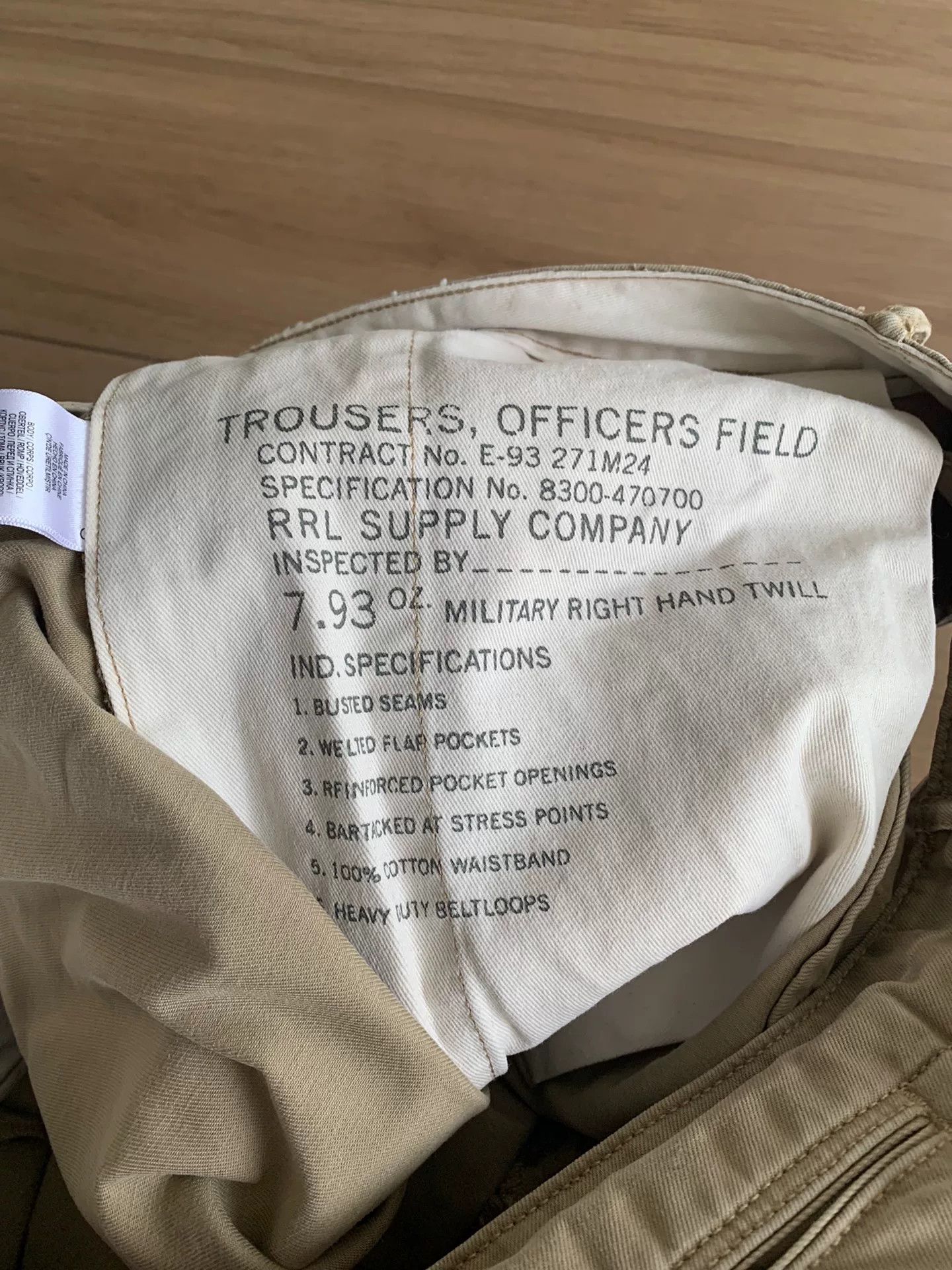 RRL Ralph Lauren RRL Slim Fit Officers Chino Pant Size US 38 / EU 54 - 5 Thumbnail