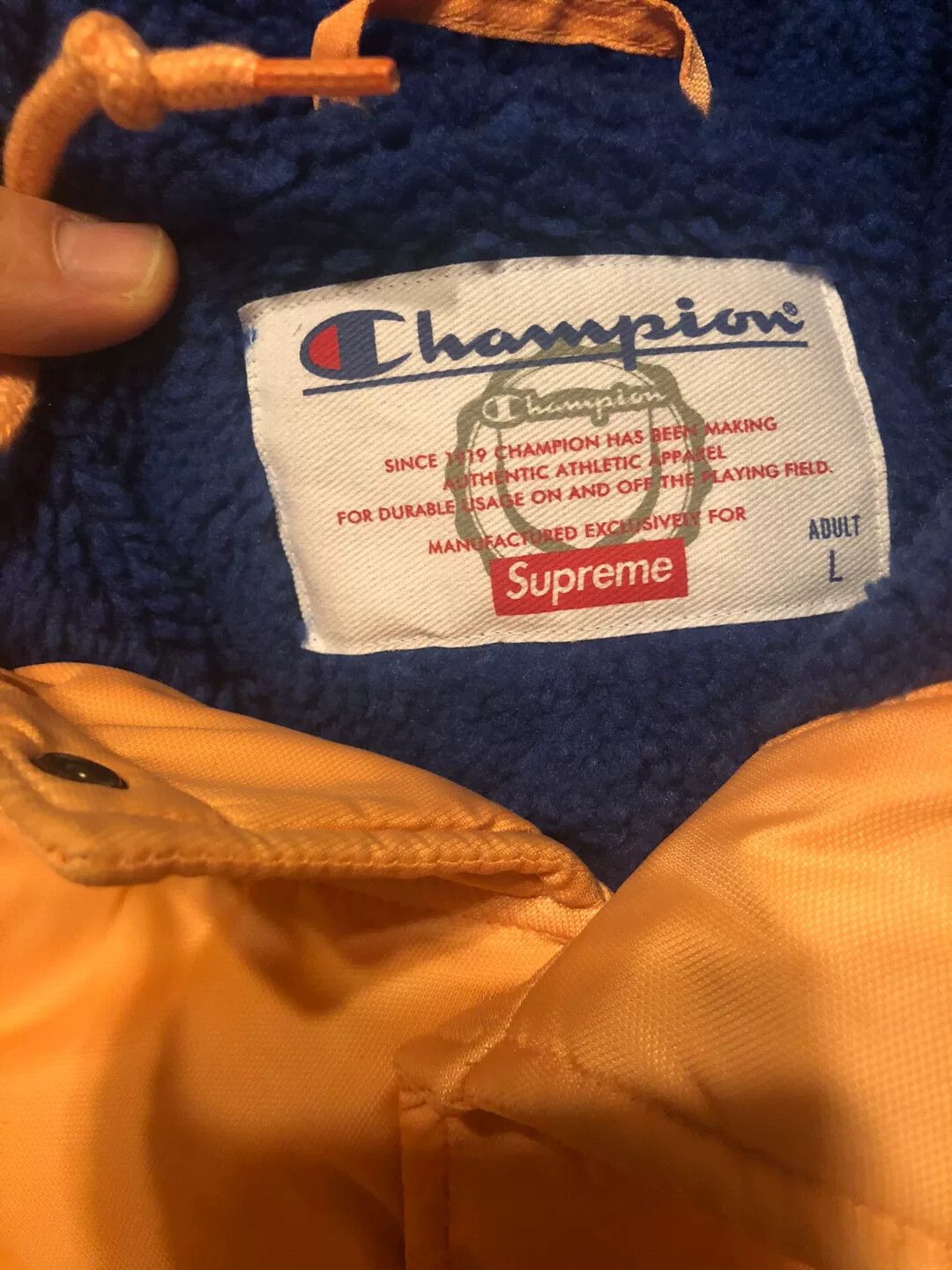 Supreme Supreme x Champion 16FW Stadium Parka Size US L / EU 52-54 / 3 - 4 Thumbnail