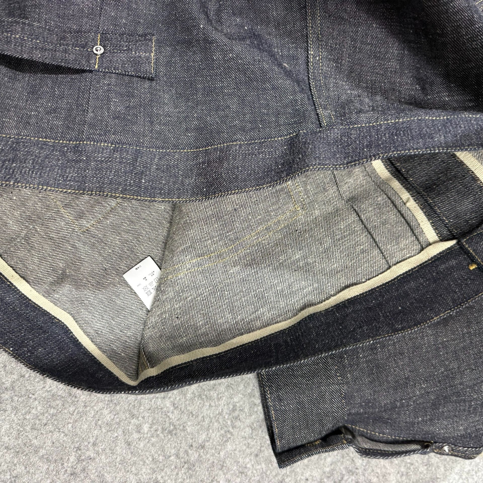 Taiga Takahashi T.T Taiga Takahashi 703 Denim Jacket Size US XXS / EU 40 - 4 Thumbnail