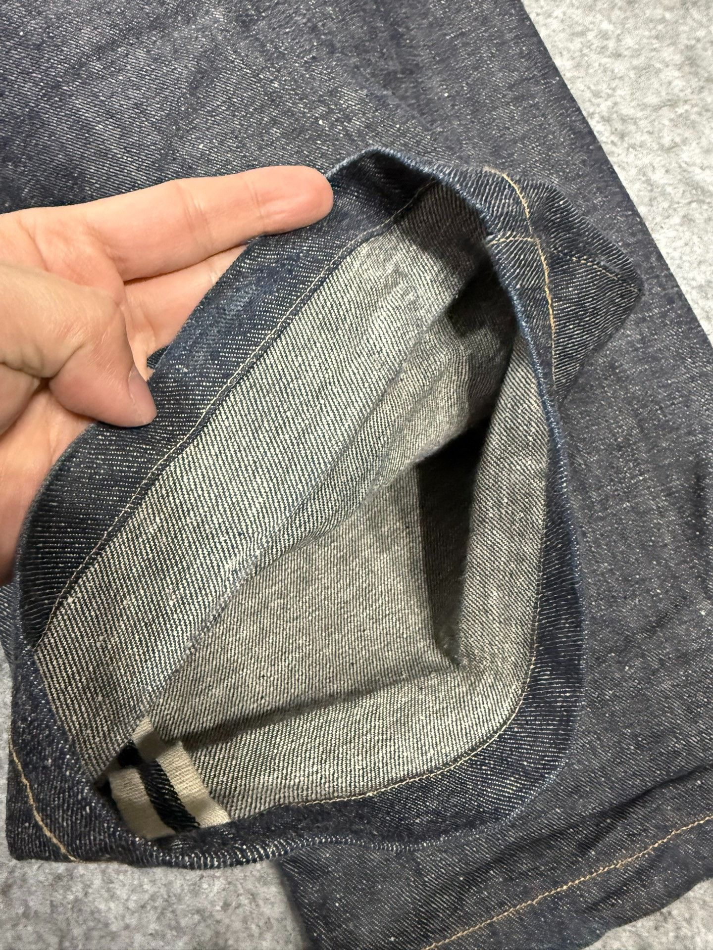 Taiga Takahashi T.T Taiga Takahashi 704 Raw Denim Jeans Size US 30 / EU 46 - 8 Thumbnail