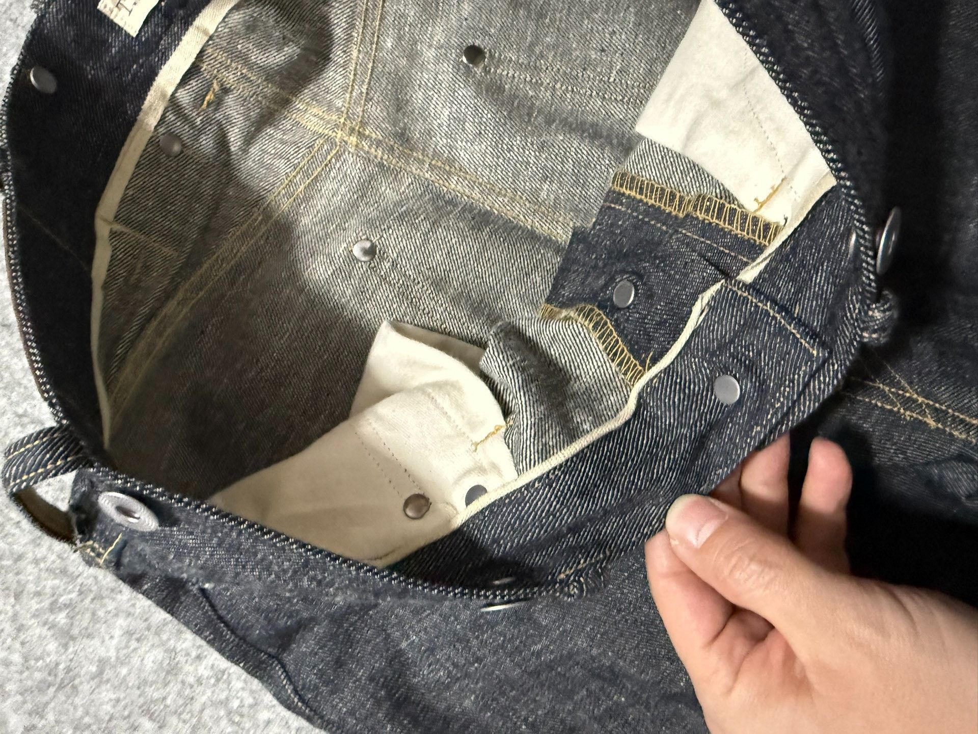 Taiga Takahashi T.T Taiga Takahashi 704 Raw Denim Jeans Size US 30 / EU 46 - 5 Thumbnail