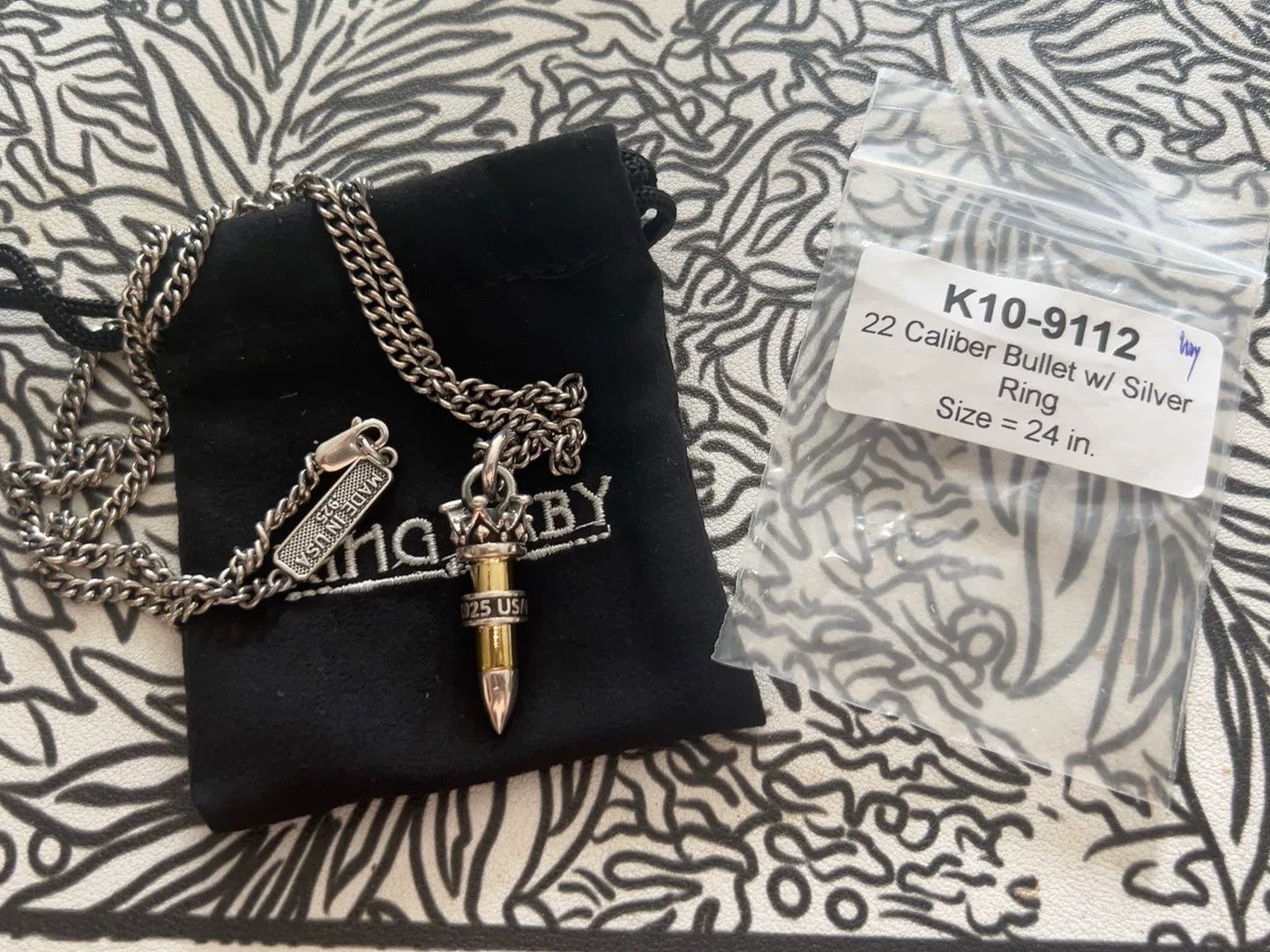 King Baby Studio Kingbaby .22 Bullet Necklace Size ONE SIZE - 4 Thumbnail