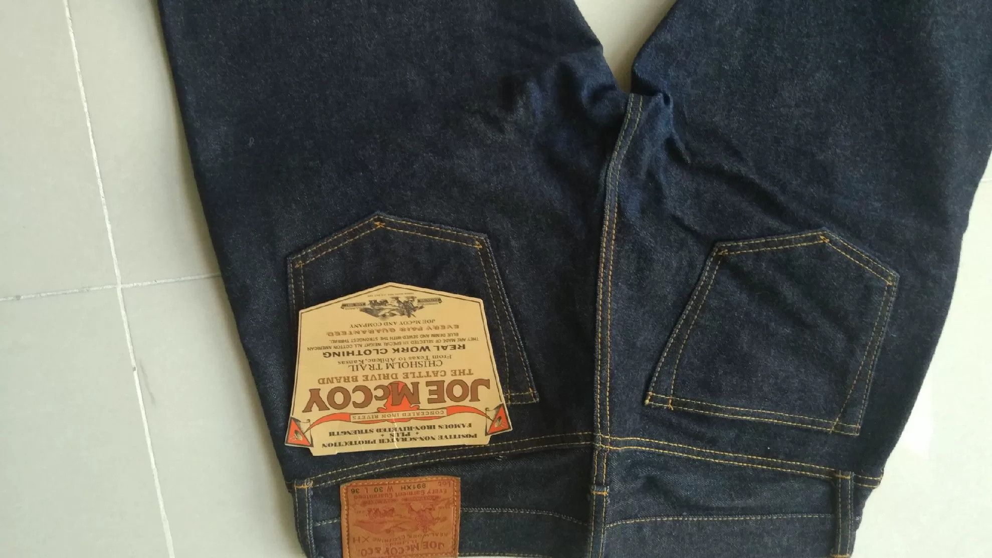 The Real McCoy's Joe McCoy 991XH Vintage Jeans Size US 30 / EU 46 - 3 Thumbnail