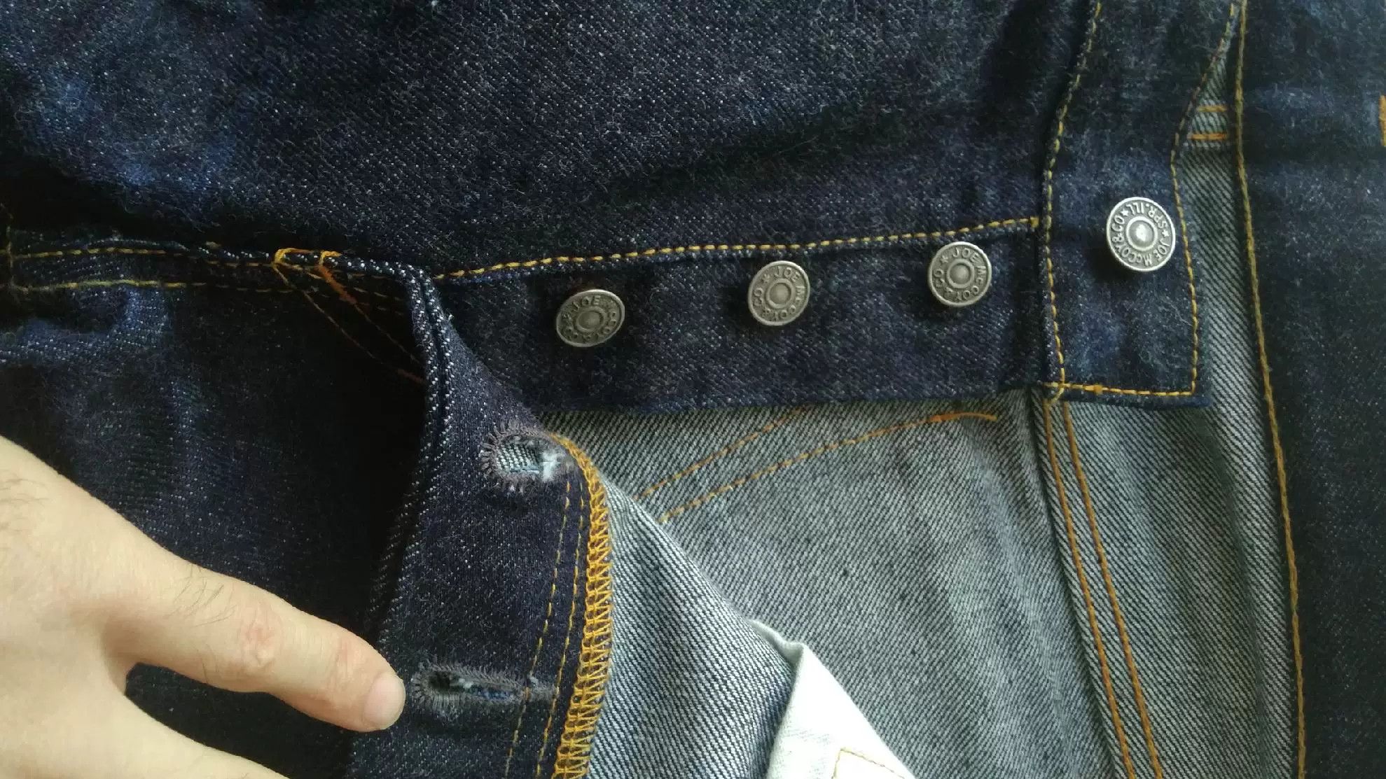 The Real McCoy's Joe McCoy 991XH Vintage Jeans Size US 30 / EU 46 - 8 Thumbnail