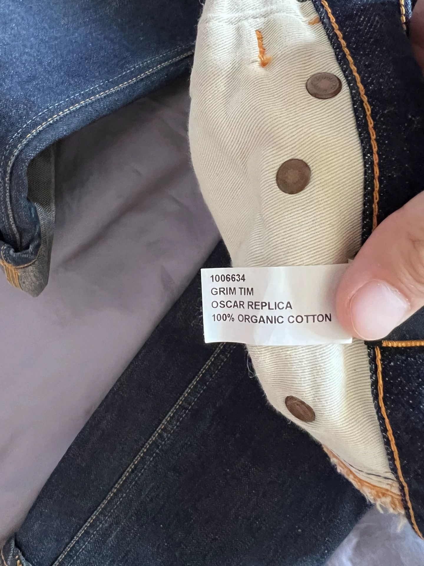 Nudie Jeans Nudie Jeans Grim Tim Oscar Replica W30L32 Size US 30 / EU 46 - 5 Thumbnail