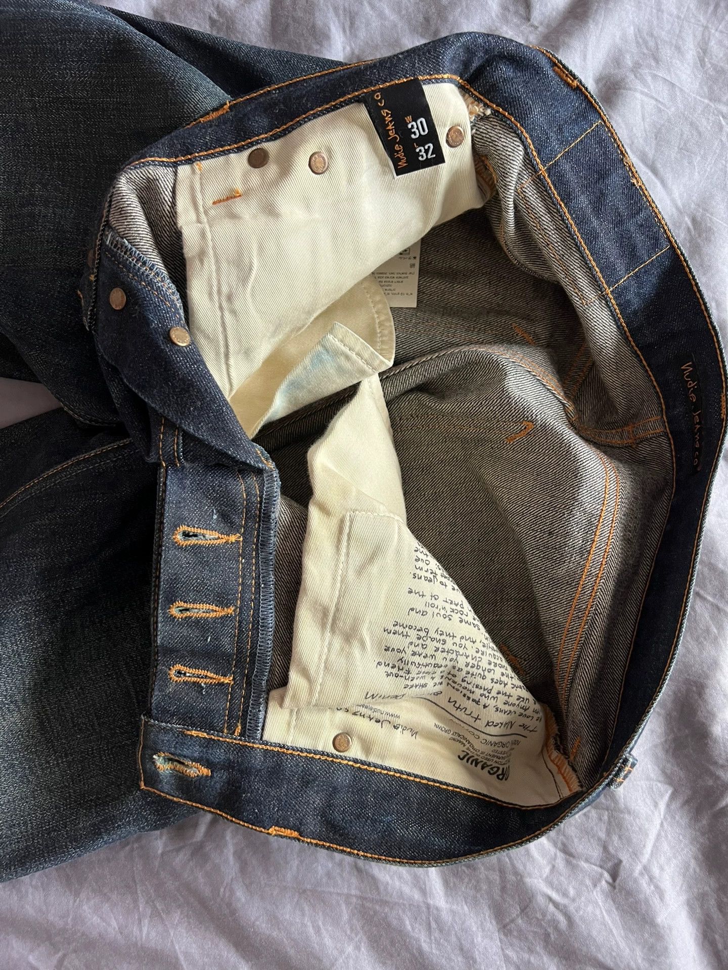 Nudie Jeans Nudie Jeans Grim Tim Oscar Replica W30L32 Size US 30 / EU 46 - 4 Thumbnail