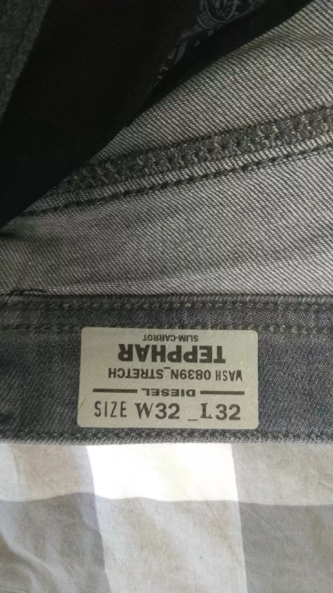 Diesel Diesel Tepphar 0839N Jeans W32L32 Size US 32 / EU 48 - 4 Thumbnail