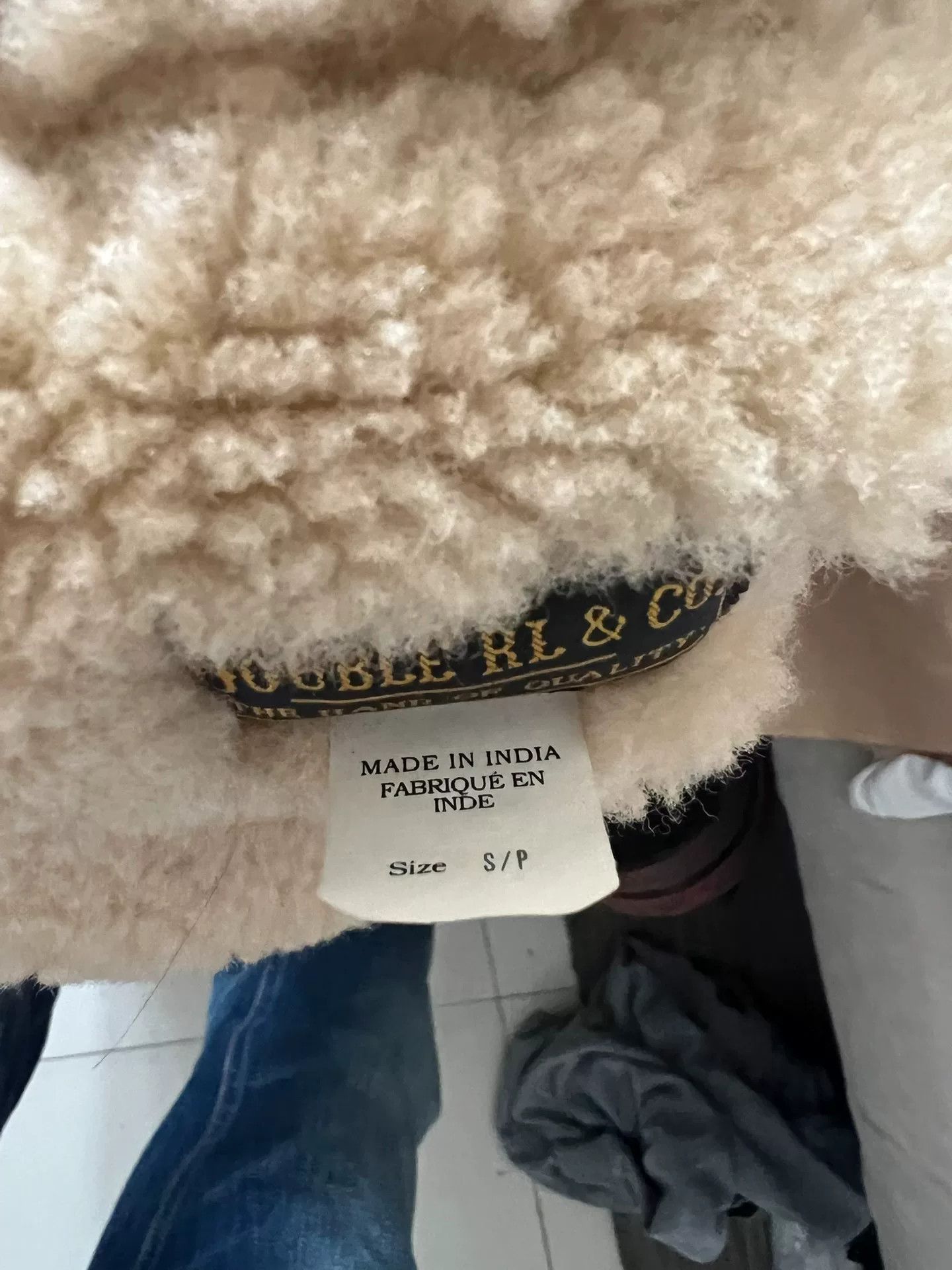 RRL Ralph Lauren Ralph Lauren RRL Men's Shearling Vest Size US S / EU 44-46 / 1 - 6 Thumbnail