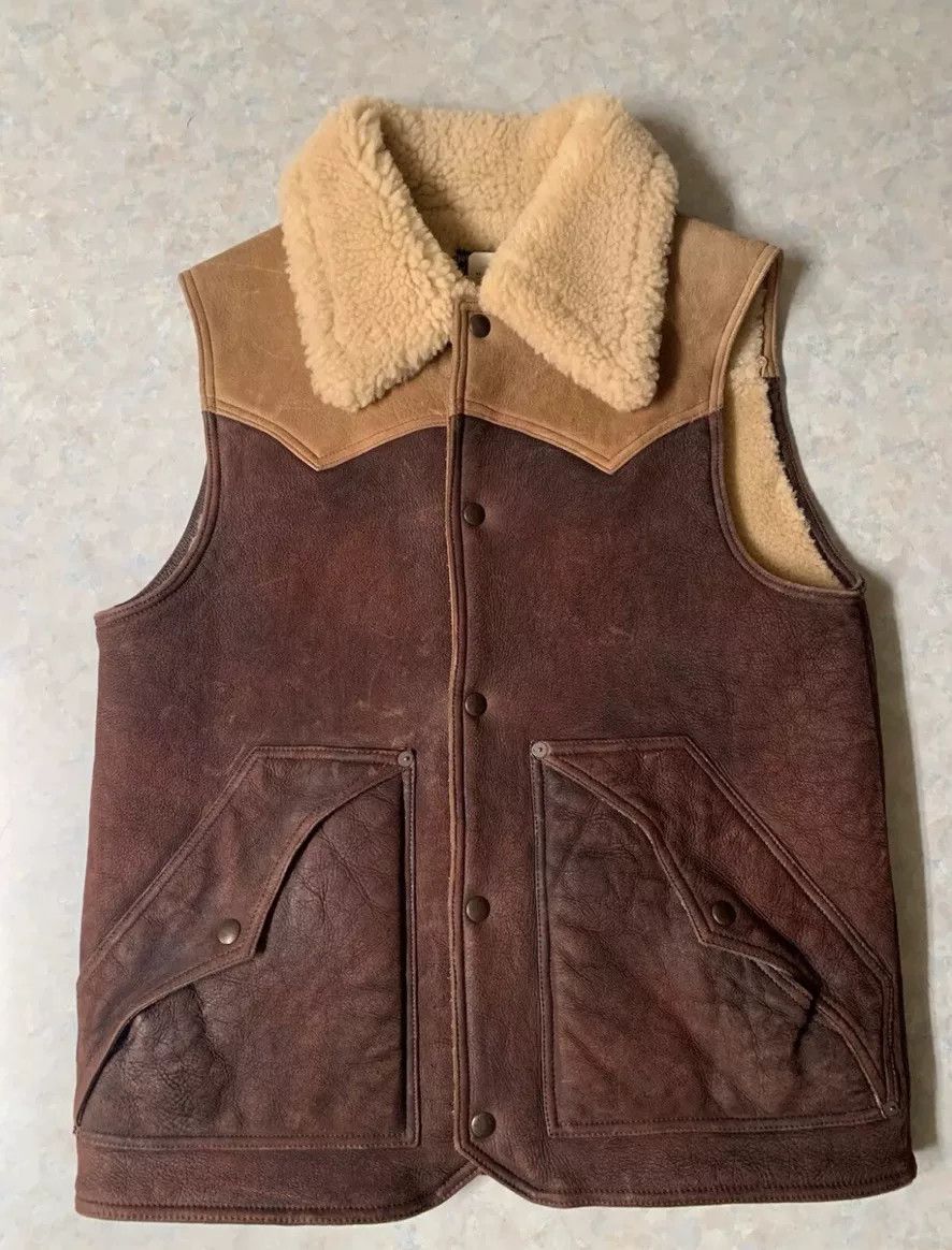 RRL Ralph Lauren Ralph Lauren RRL Men's Shearling Vest Size US S / EU 44-46 / 1 - 2 Thumbnail