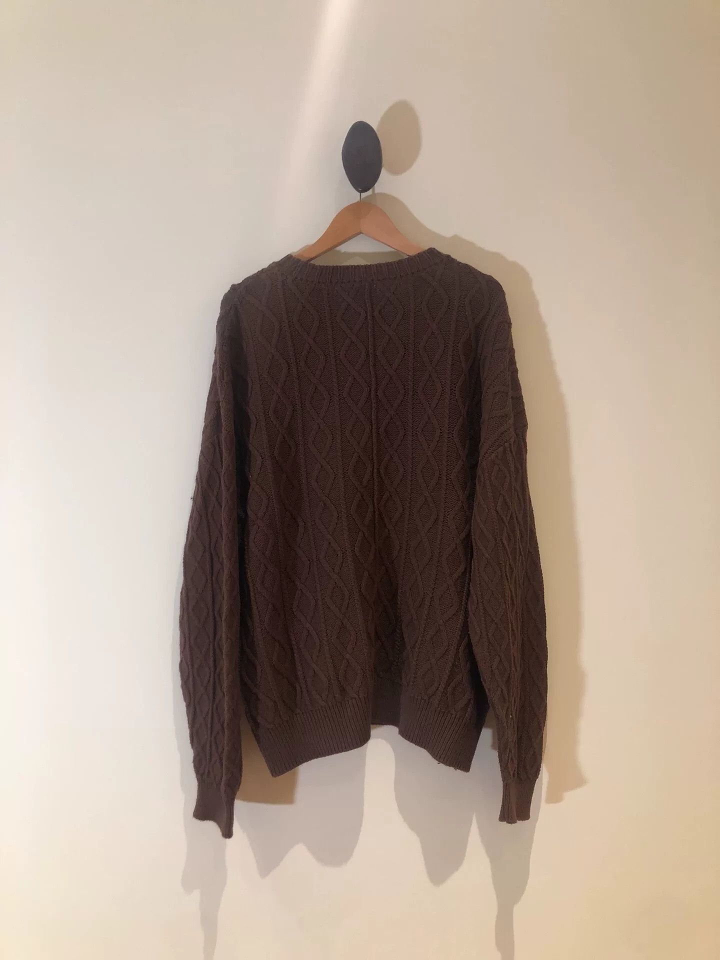 Batoner Batoner Brown Cable Knit Sweater Size US M / EU 48-50 / 2 - 2 Thumbnail