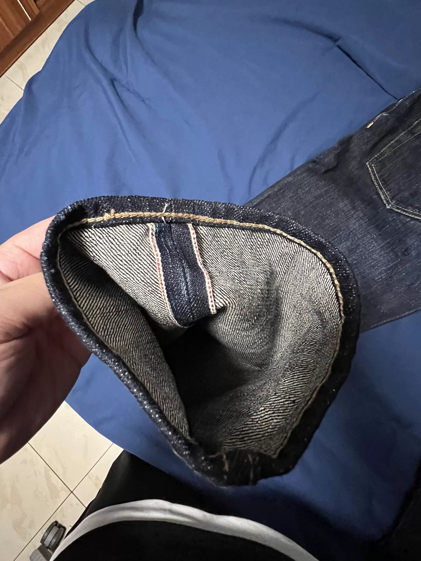 3sixteen 3sixteen+ Japanese 21oz Heavyweight Jeans Size US 31 - 8 Thumbnail