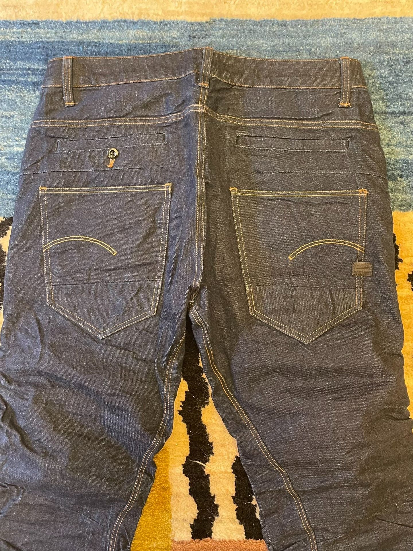 G-Star G-star Tapered Cuffed Jeans Size US 34 / EU 50 - 6 Thumbnail