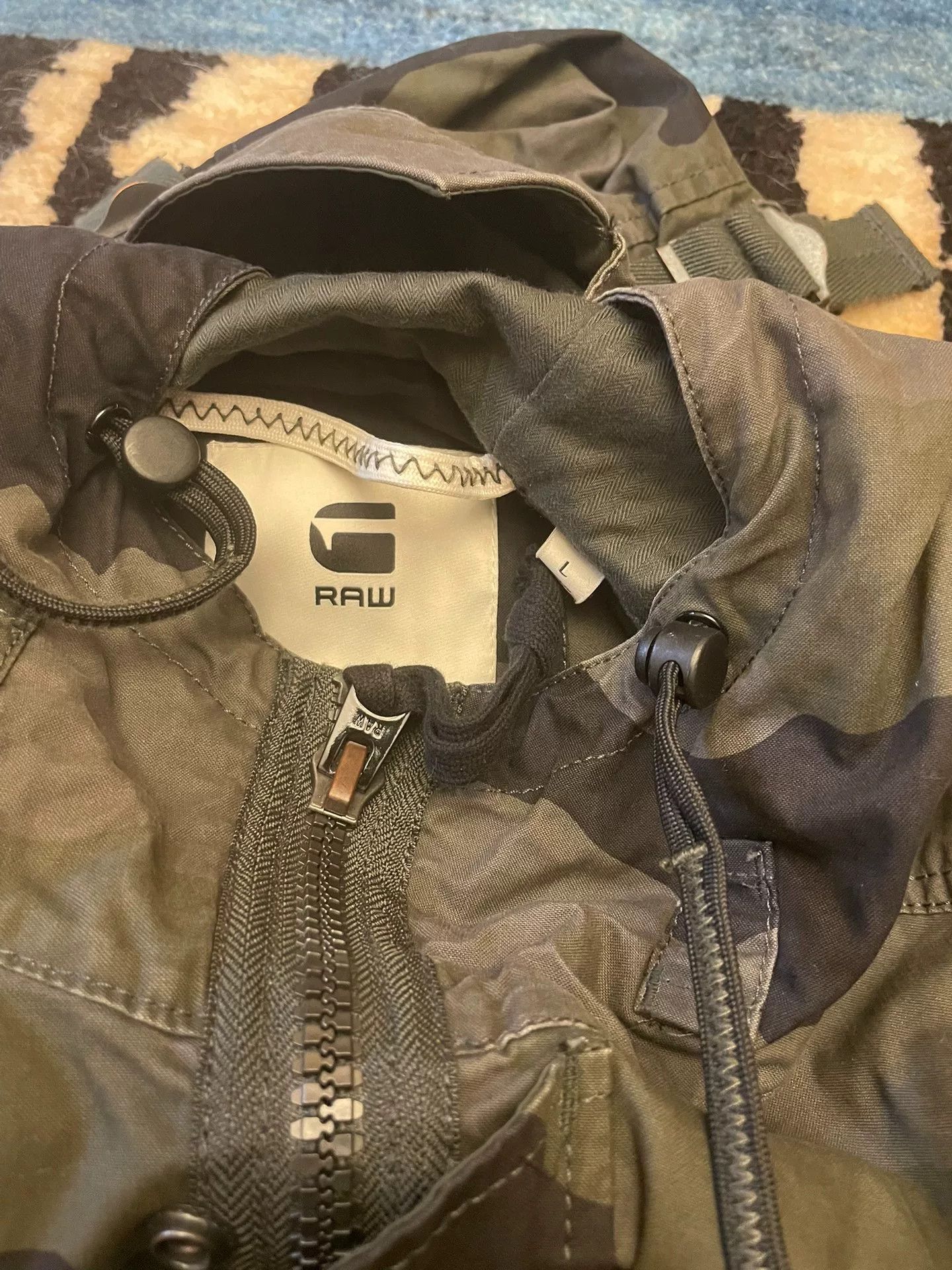 G-Star G-star Men's Camo Hooded Windbreaker Size US L / EU 52-54 / 3 - 4 Thumbnail