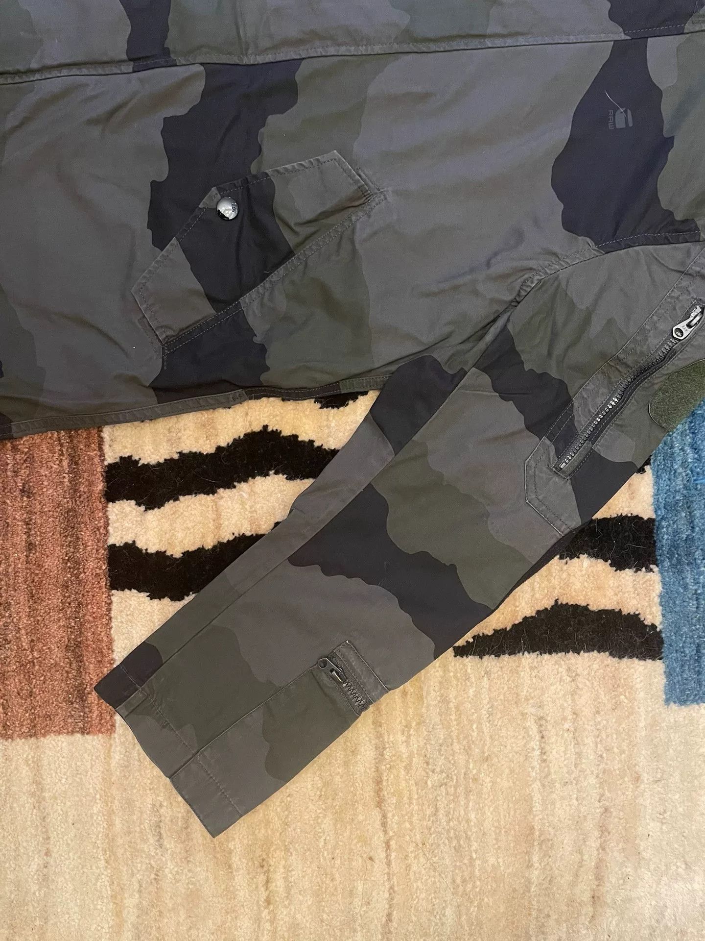 G-Star G-star Men's Camo Hooded Windbreaker Size US L / EU 52-54 / 3 - 3 Thumbnail