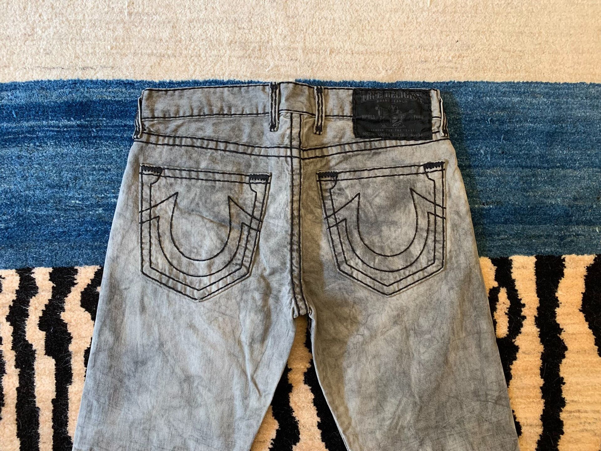 True Religion True Religion Logan Super T Jeans Size US 34 / EU 50 - 7 Thumbnail