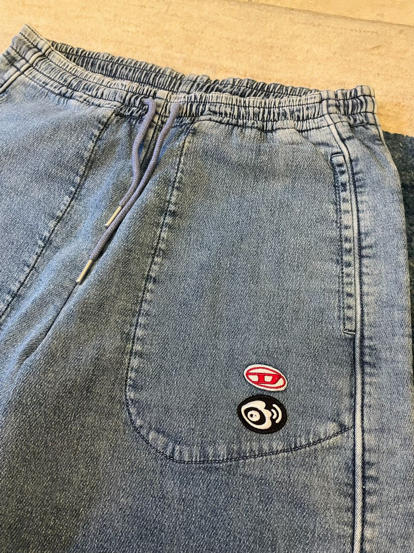 Diesel Diesel x WBG Co-branded Men's Washed Jeans Size US 32 / EU 48 - 3 Thumbnail