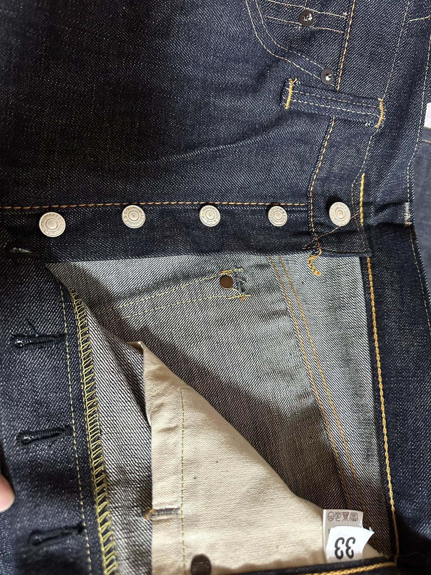 Warehouse & Co. Warehouse Unwashed Acid Wash Jeans Size US 33 - 3 Thumbnail