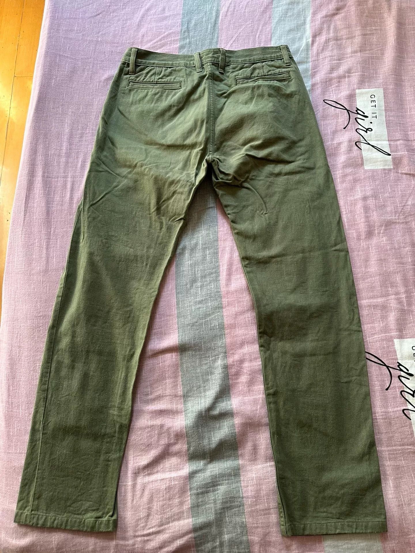 3sixteen 3sixteen Military Green Casual Pants Size US 32 / EU 48 - 2 Thumbnail