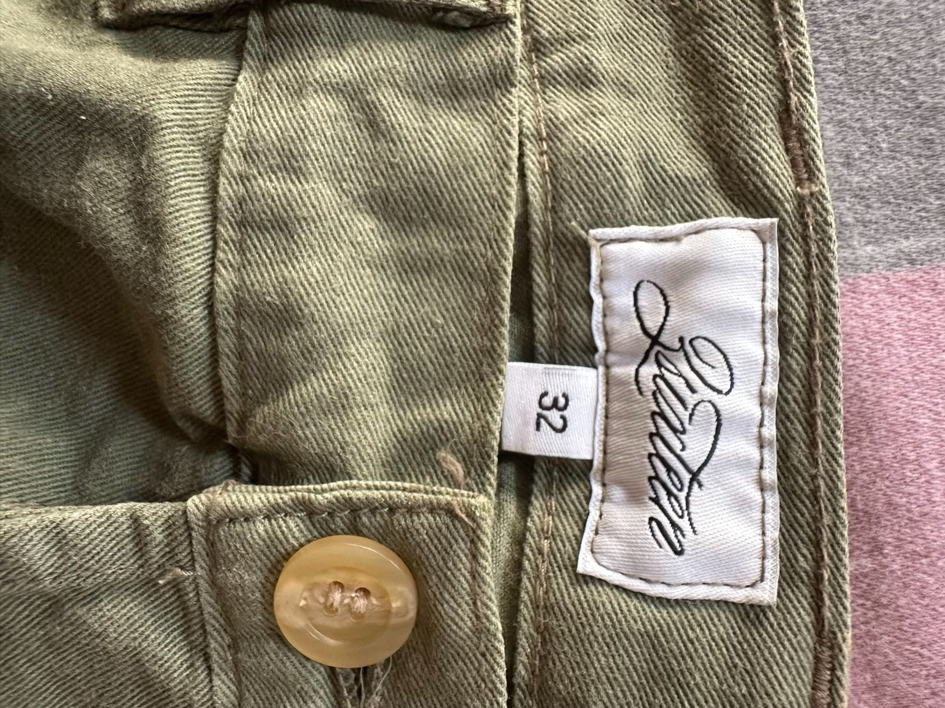3sixteen 3sixteen Military Green Casual Pants Size US 32 / EU 48 - 3 Thumbnail