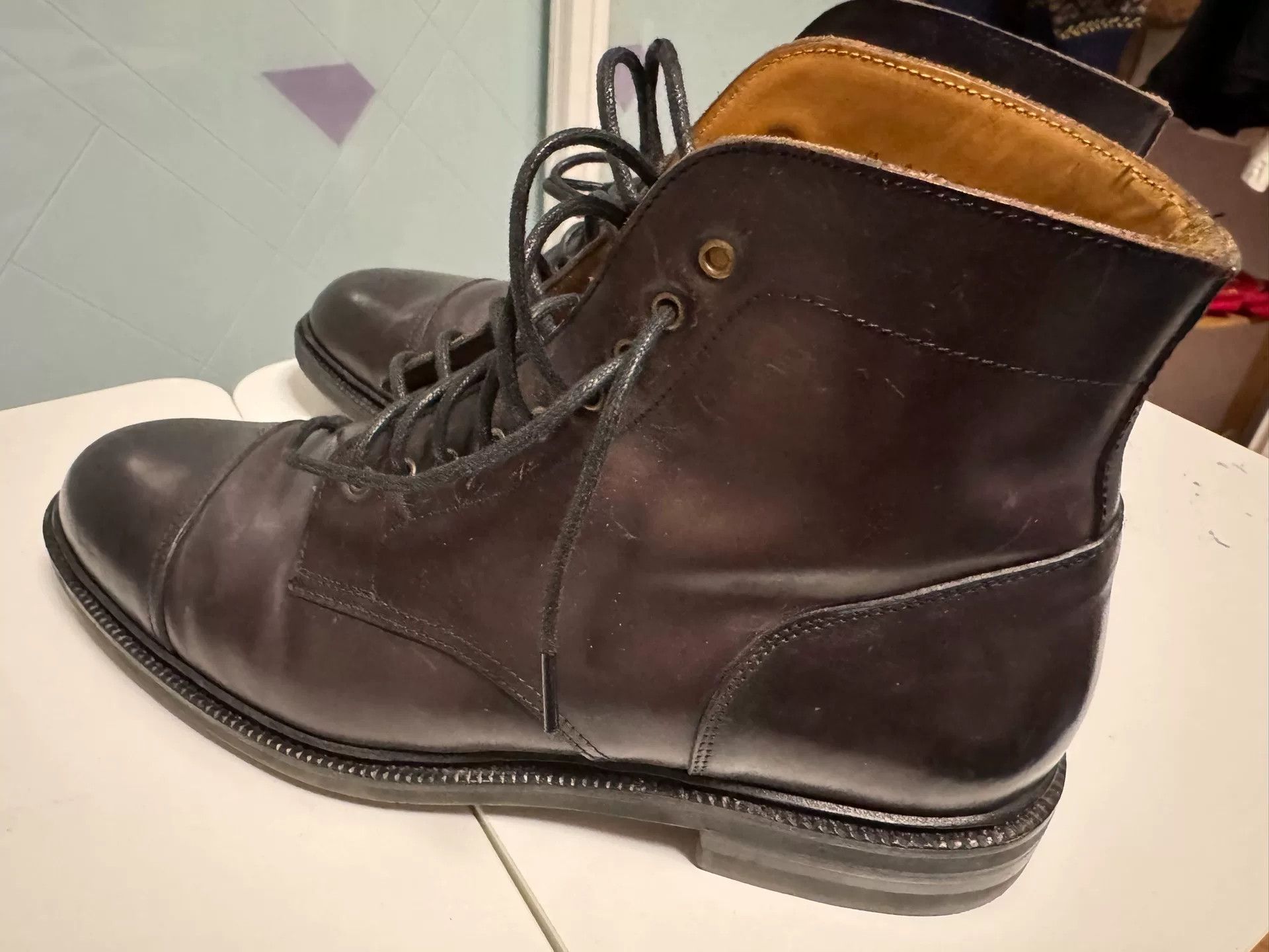 Meermin Meermin Shell Cordovan Captoe High-Top Shoes Size US 10 / EU 43 - 4 Thumbnail