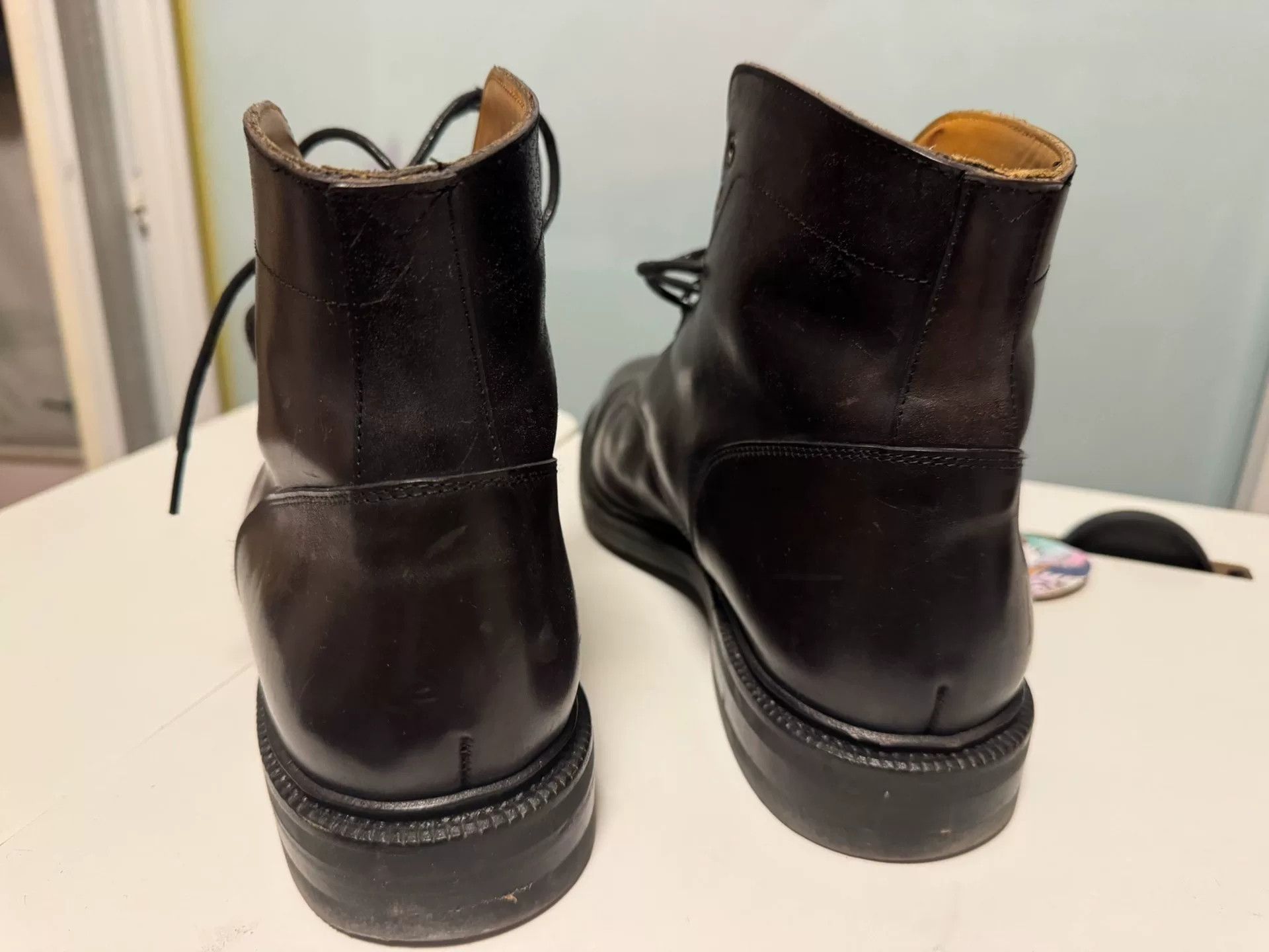 Meermin Meermin Shell Cordovan Captoe High-Top Shoes Size US 10 / EU 43 - 6 Thumbnail