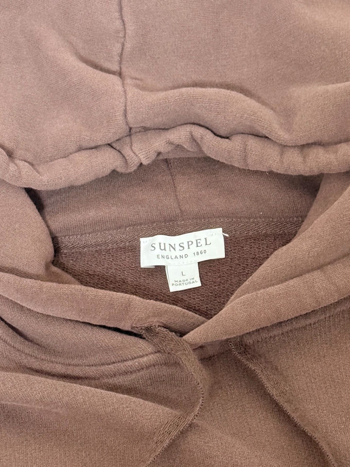 Sunspel SUNSPEL Men's Loopback Cotton Hoodie Size US L / EU 52-54 / 3 - 3 Thumbnail