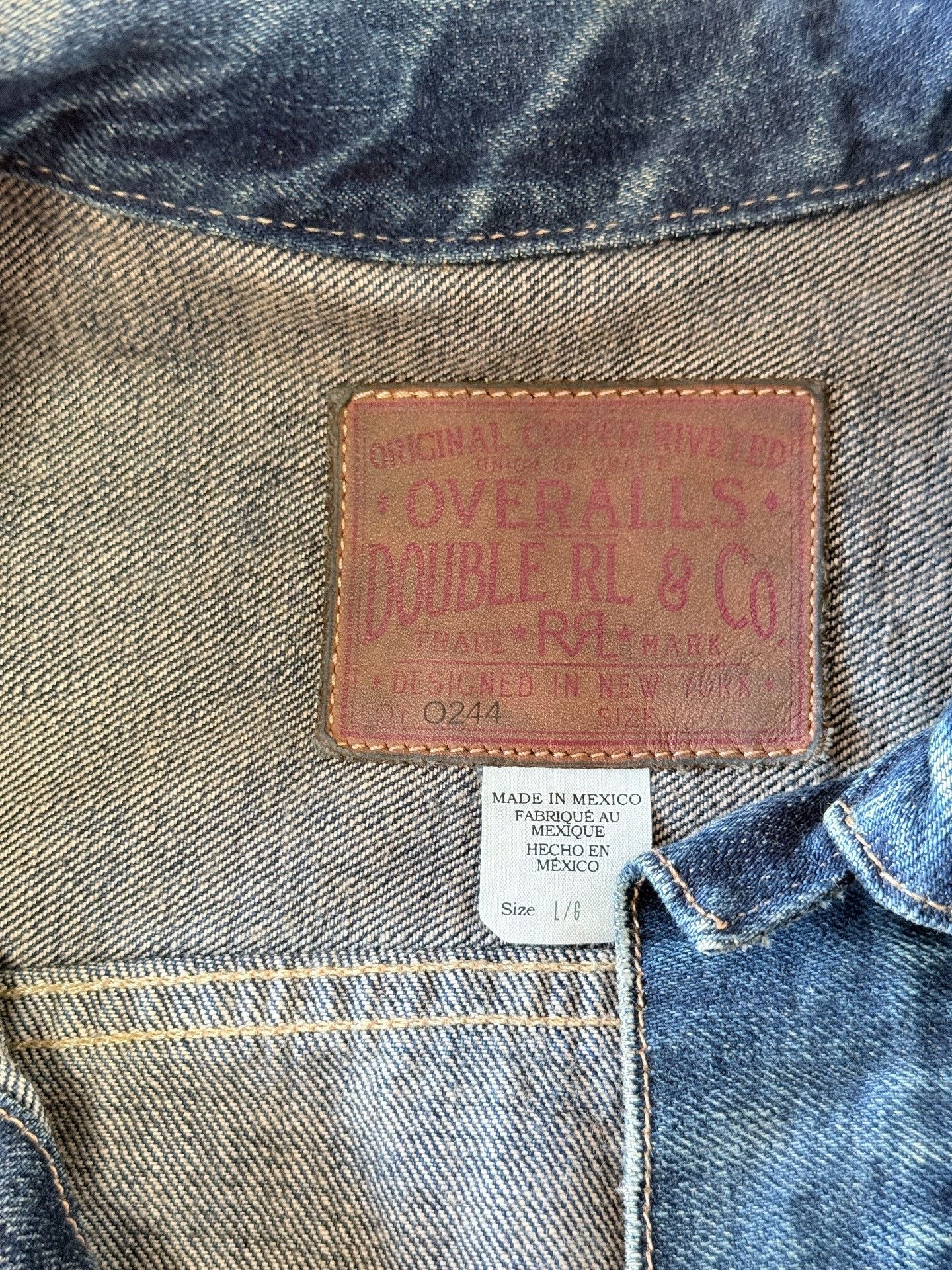 RRL Ralph Lauren RRL Westview Denim Motorcycle Jacket Size US L / EU 52-54 / 3 - 5 Thumbnail